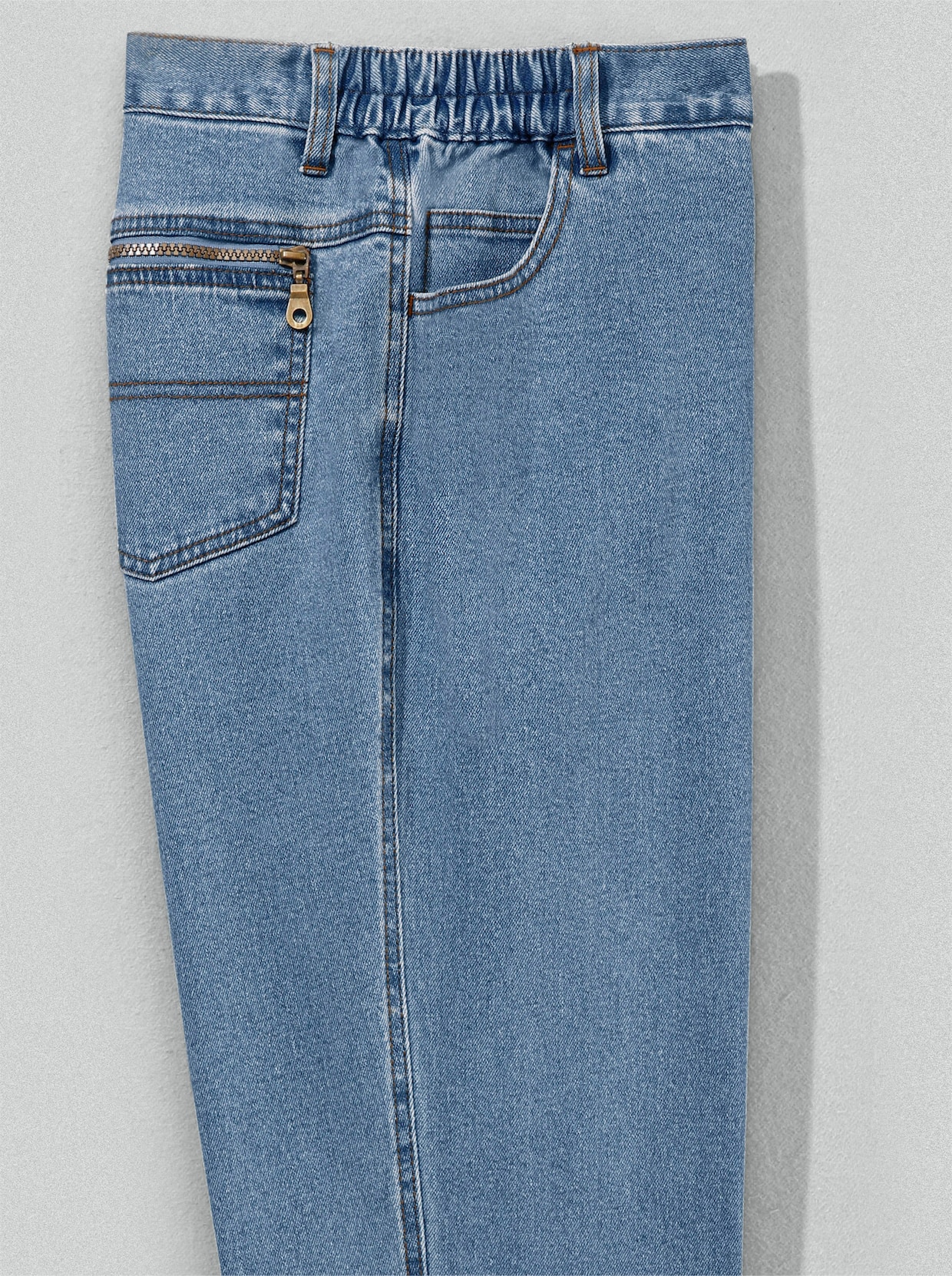 Jeans - blue-bleached