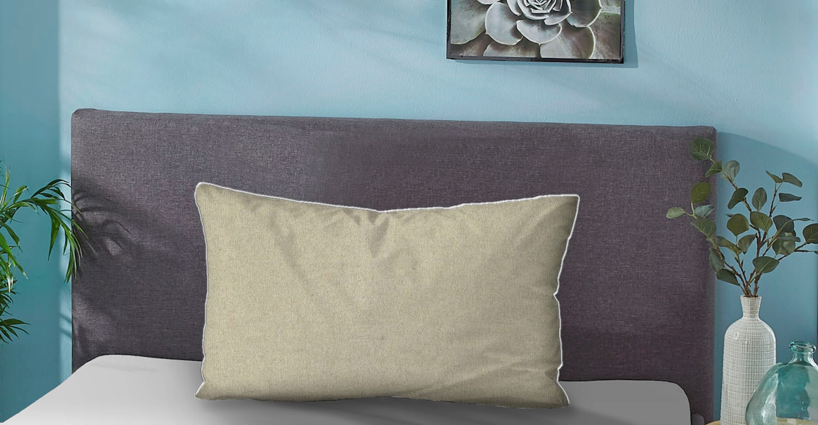 Biberna Bettwäsche - beige-grau