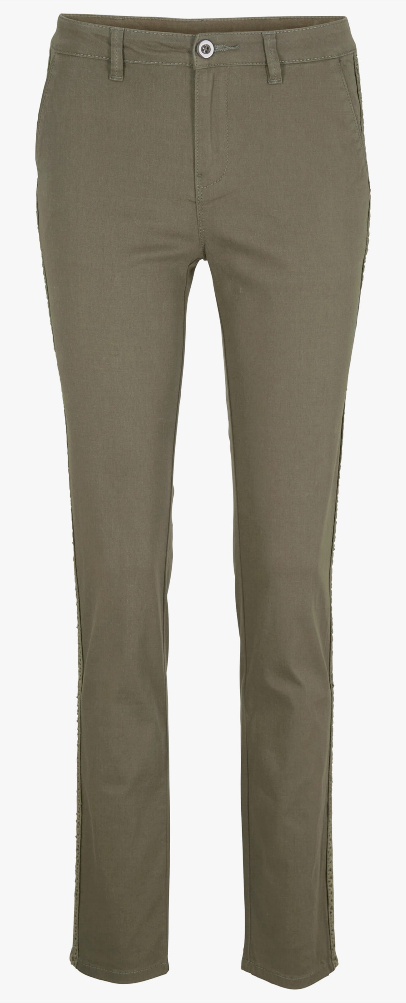 heine Hose mit Fake-Taschen - schlamm