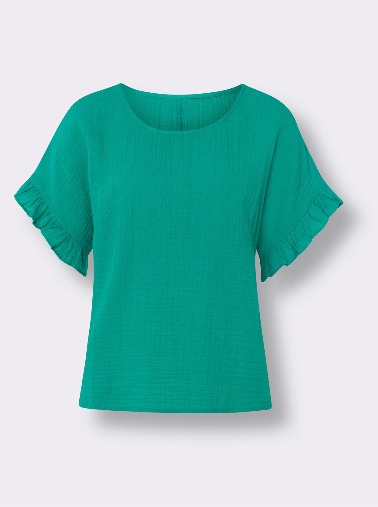 heine Blouse met korte mouwen - smaragdgroen