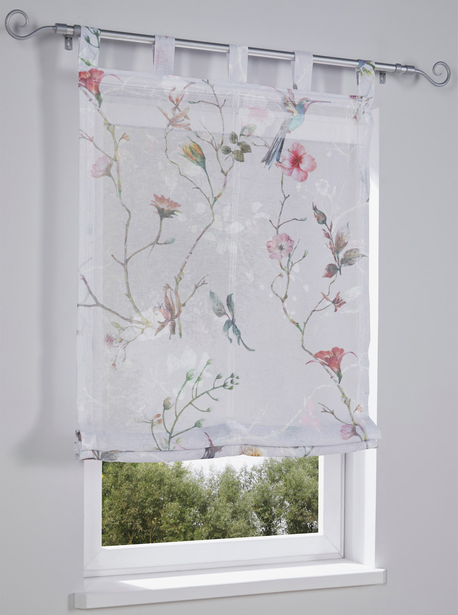 heine home Raffrollo - grau-bunt