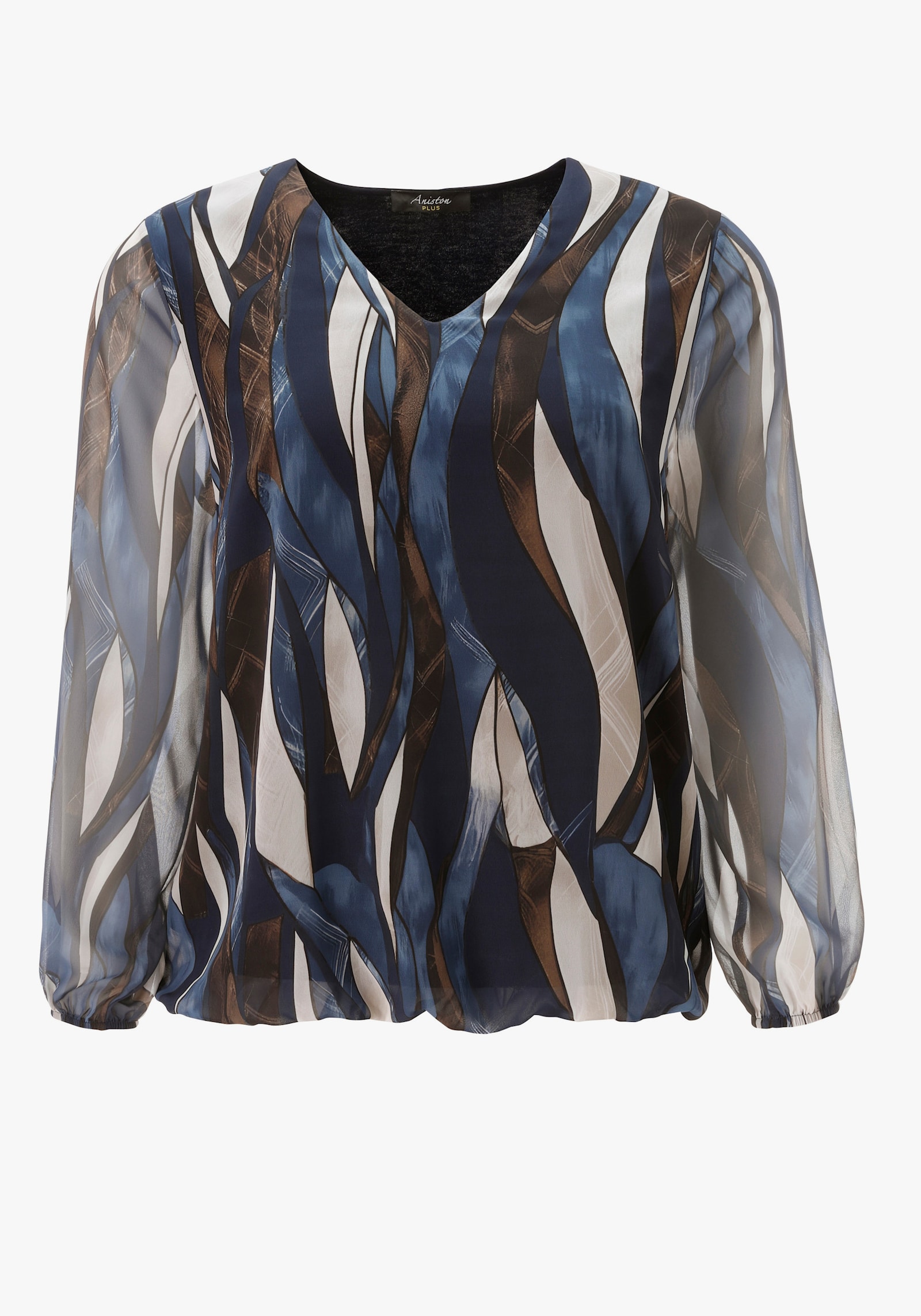 Aniston PLUS Schlupfbluse - bunt