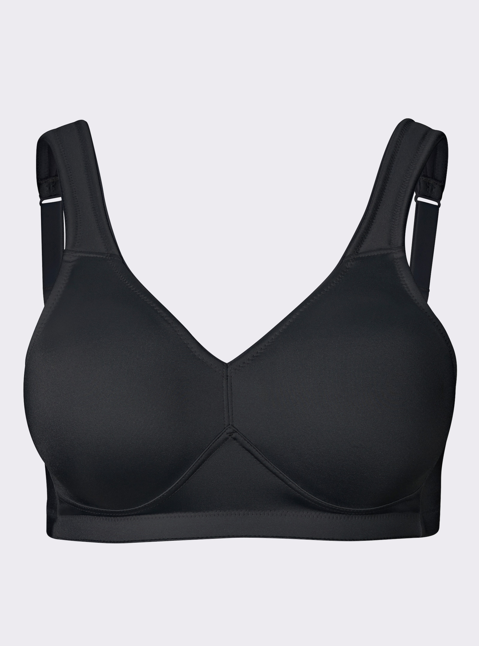 Speidel Beugelloze comfortbeha met dubbellaagse cups - zwart