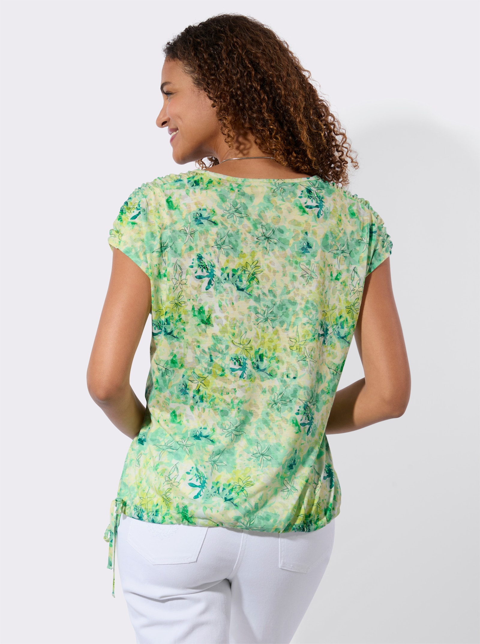 Shirt - schilf-zitrone-bedruckt