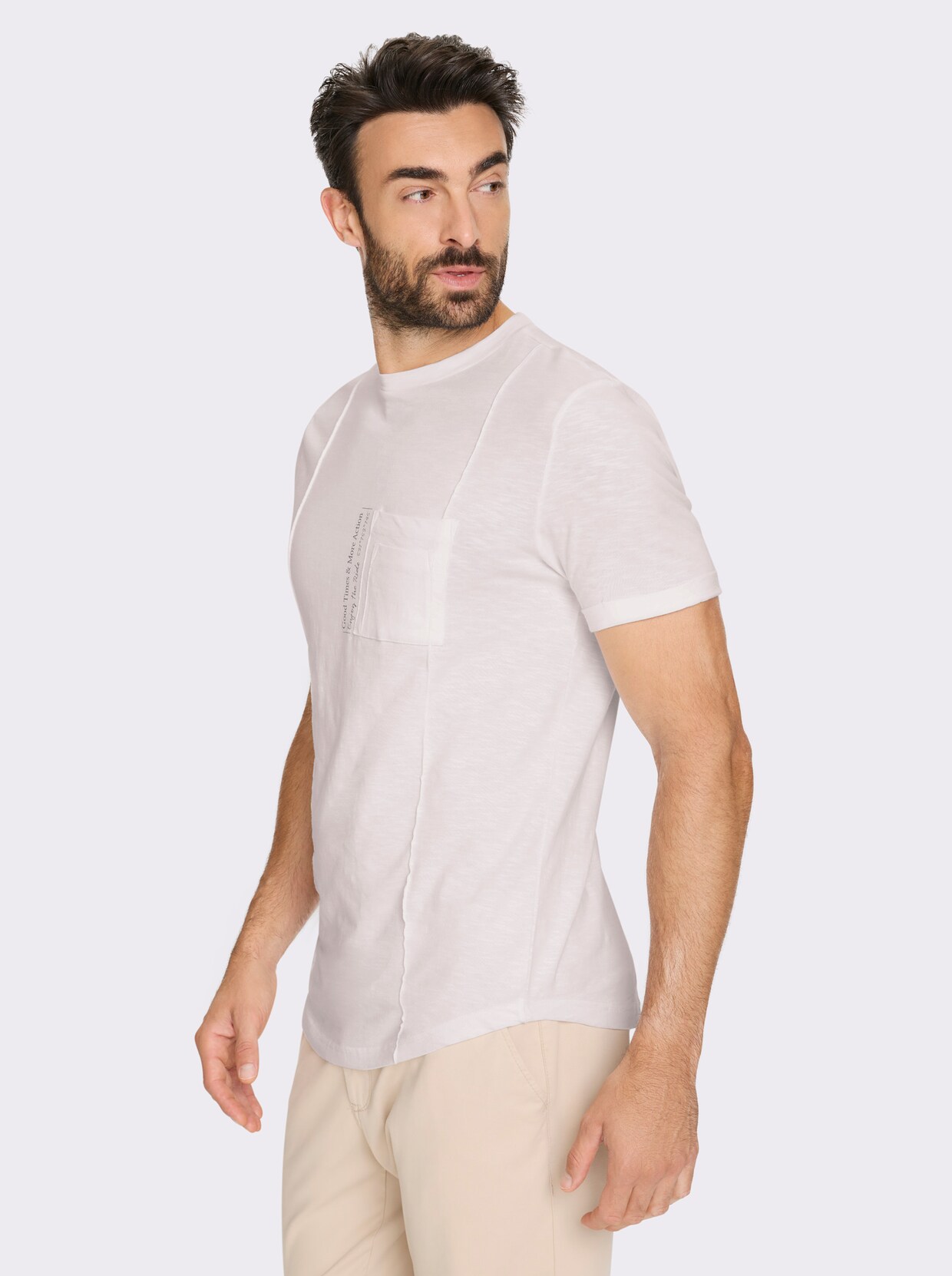 Marco Donati Kurzarmshirt - weiß