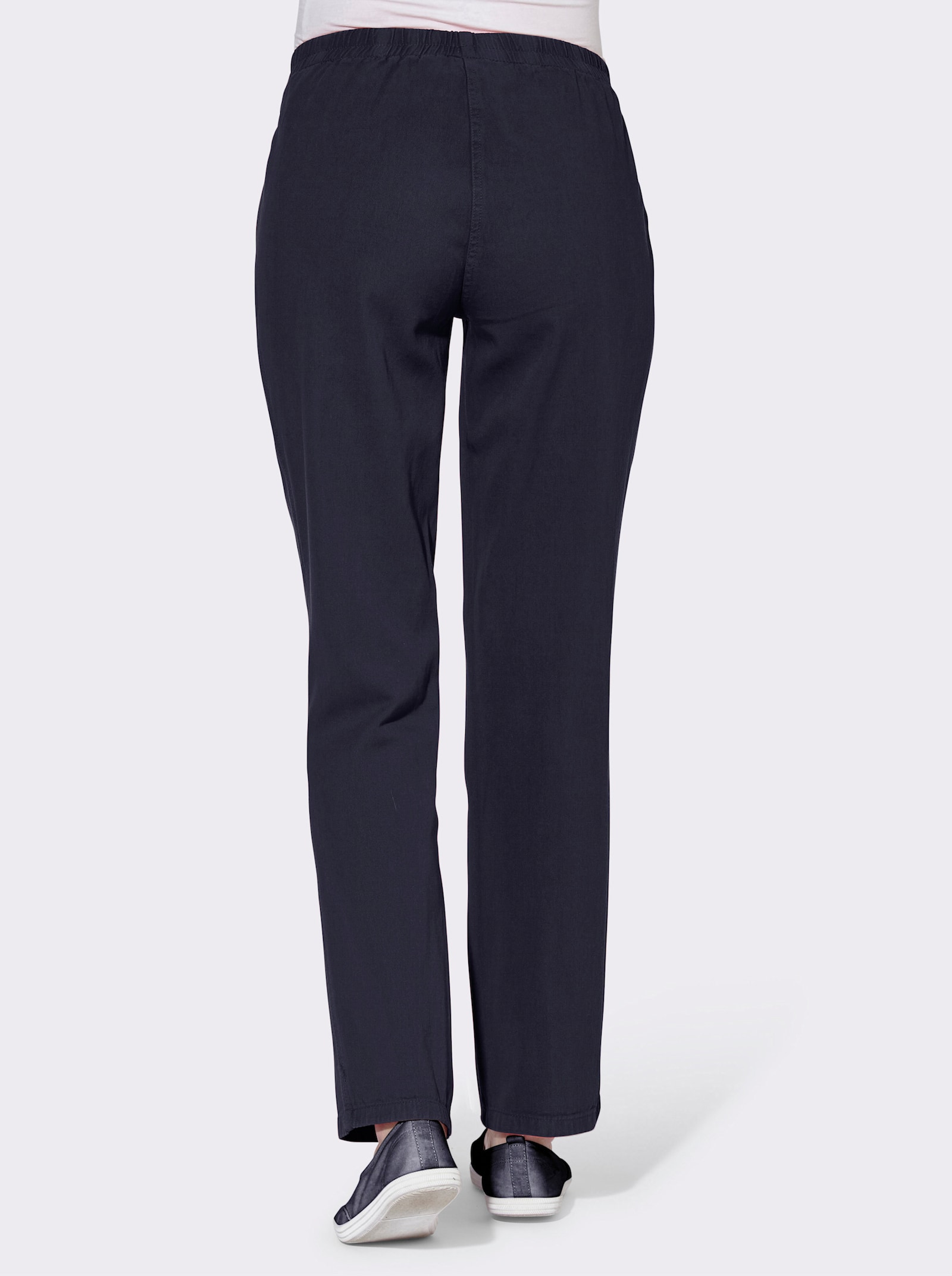 Schlupfhose aus Baumwolle - marine