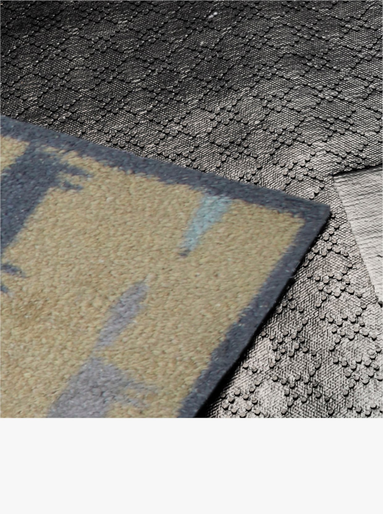 Turtle Mat Fußmatte - taupe-gemustert