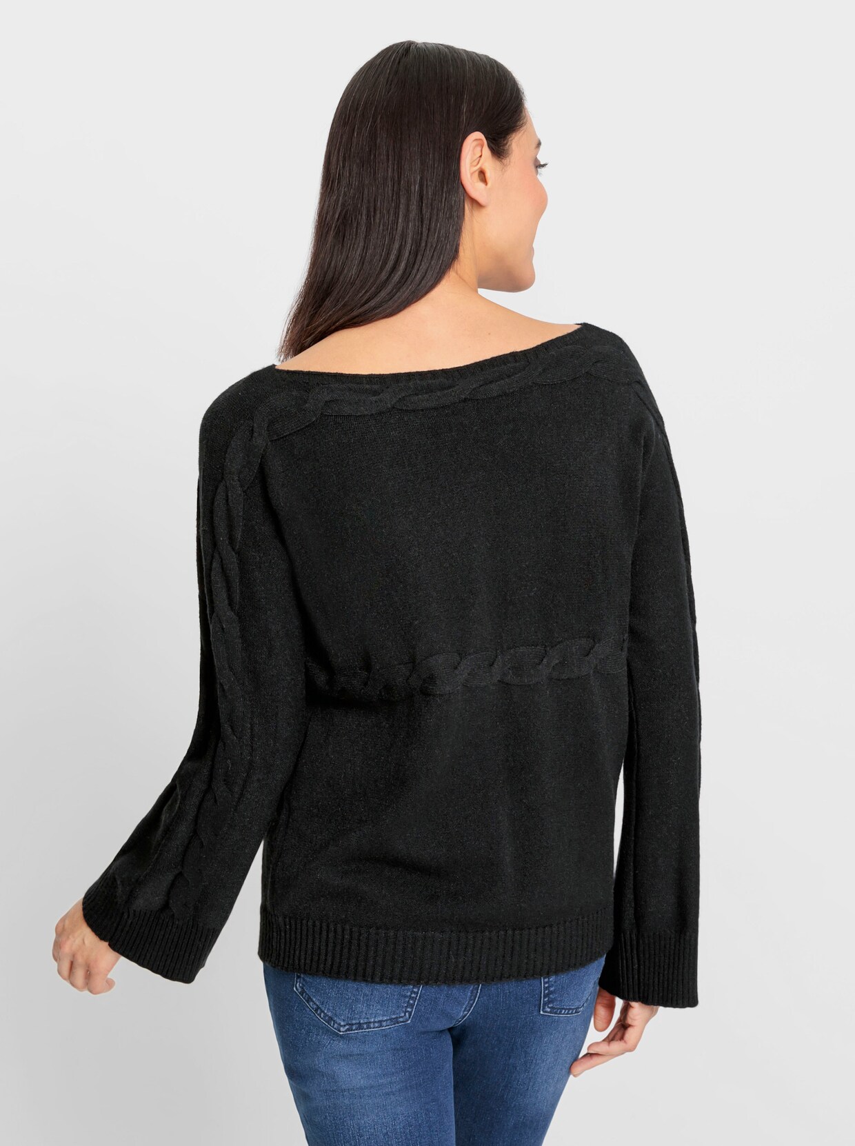heine Pullover met lange mouwen - zwart