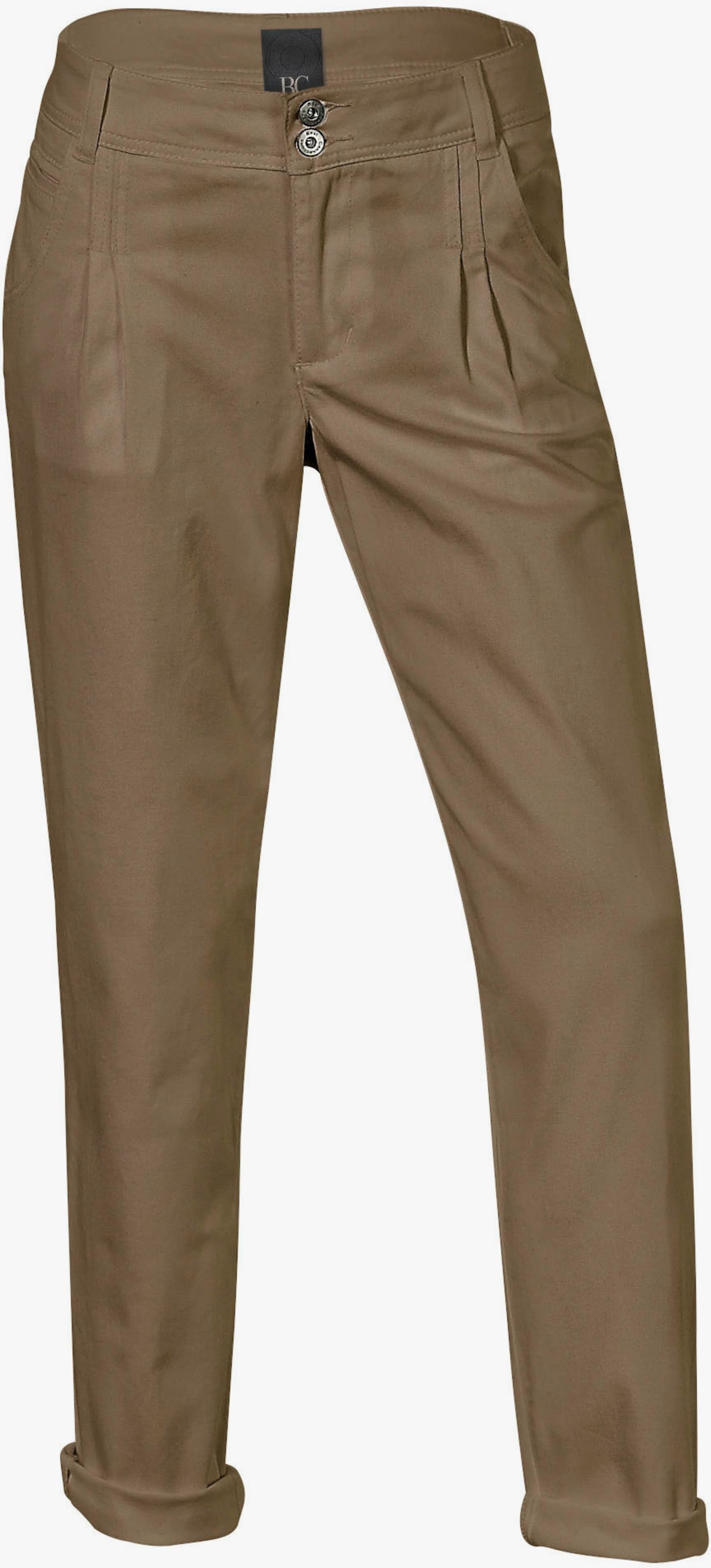 heine Pantalon chino, coupe carotte - couleur chamois