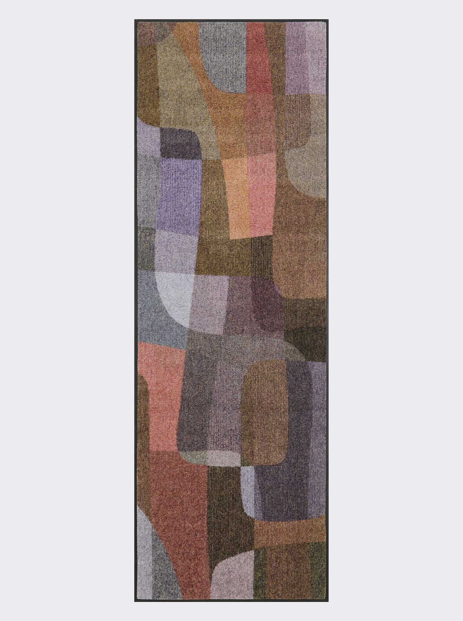 wash+dry by Kleen-Tex Fußmatte - beige-violett-bedruckt