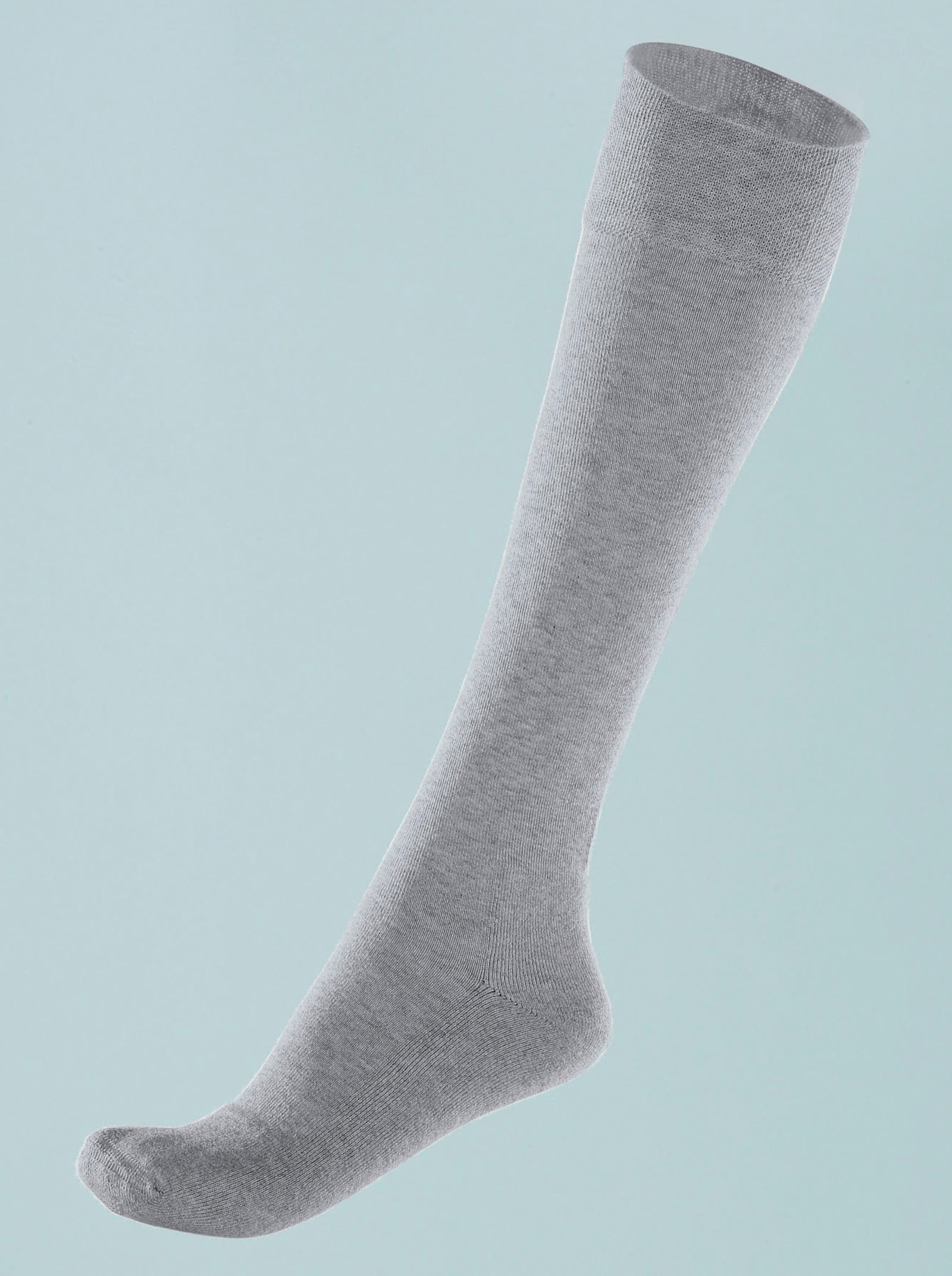 wäschepur Kniestrümpfe - hellgrau