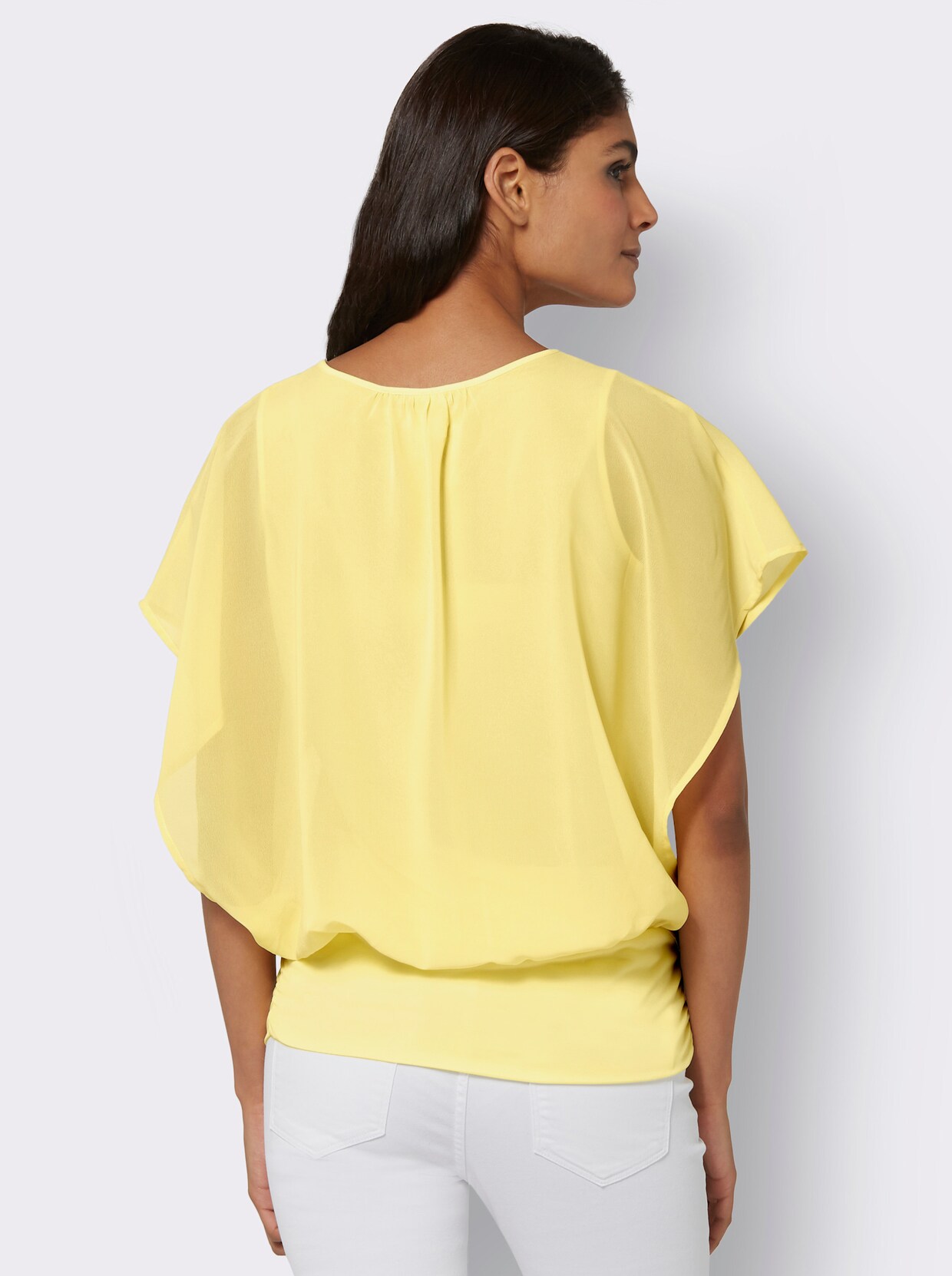 Georgetteblouse - citroen