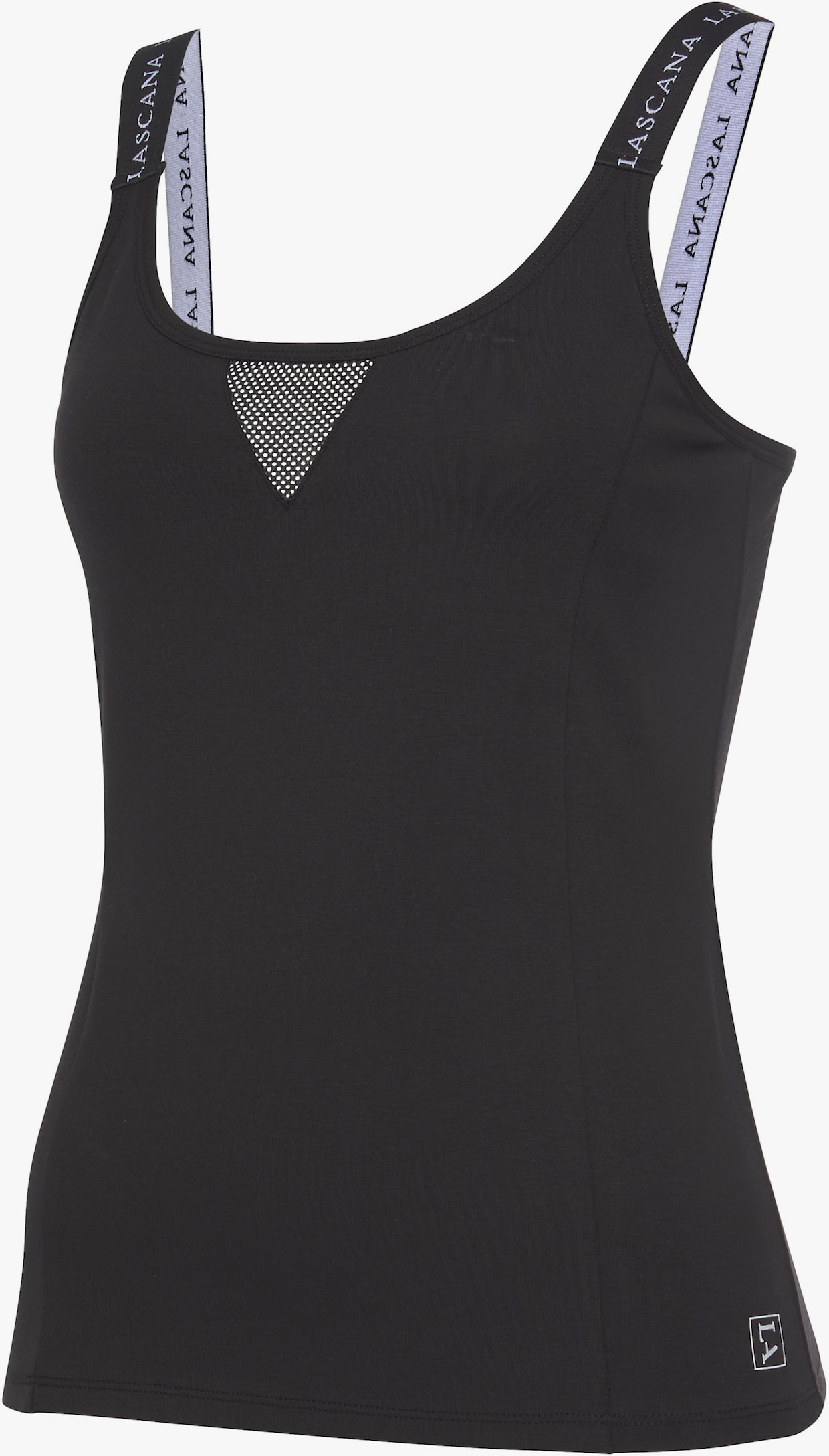 LASCANA ACTIVE Functioneel shirt - zwart