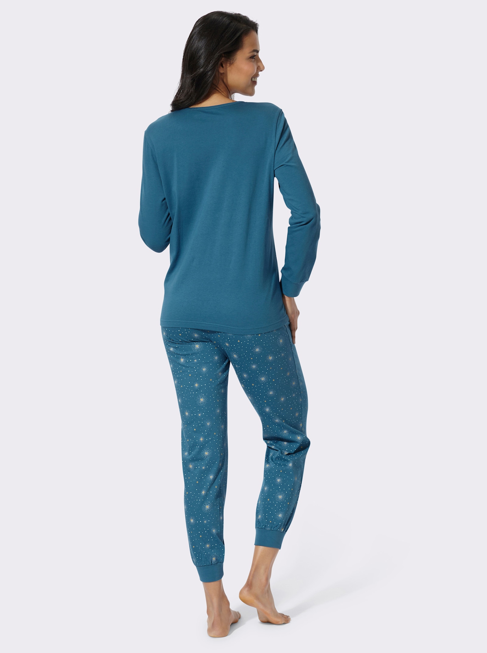 Schlafanzug mit elastischen Bündchen - topas