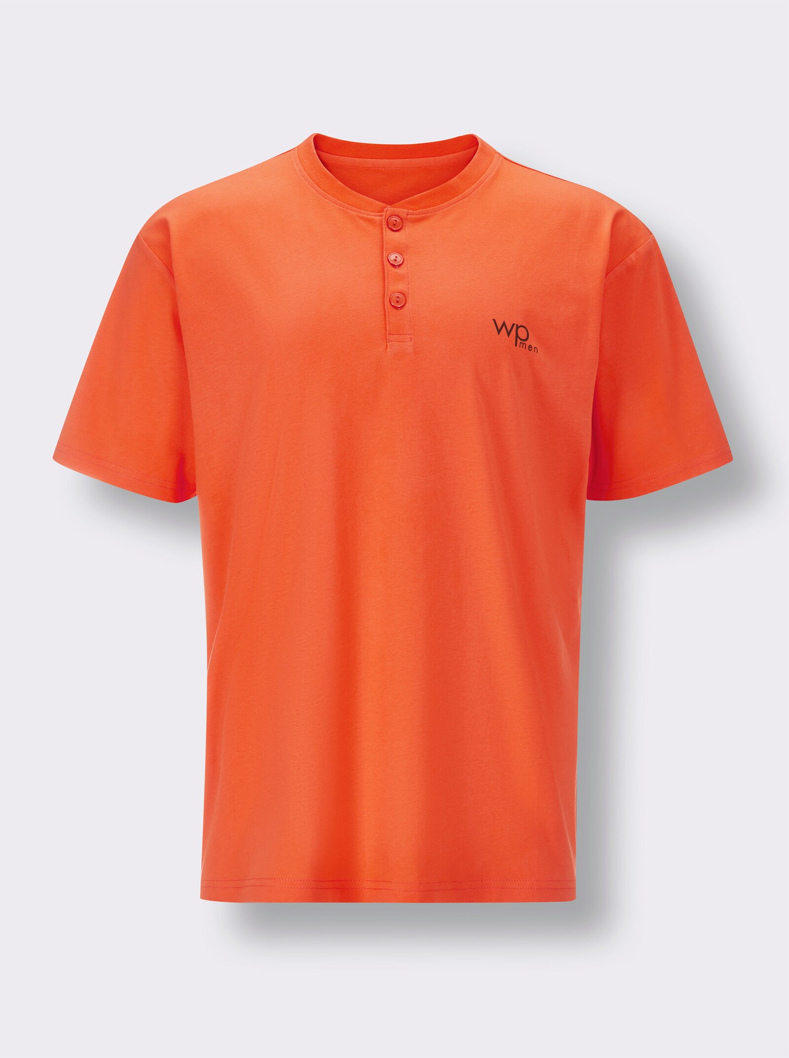 wäschepur men Shorty - orange-grau-kariert