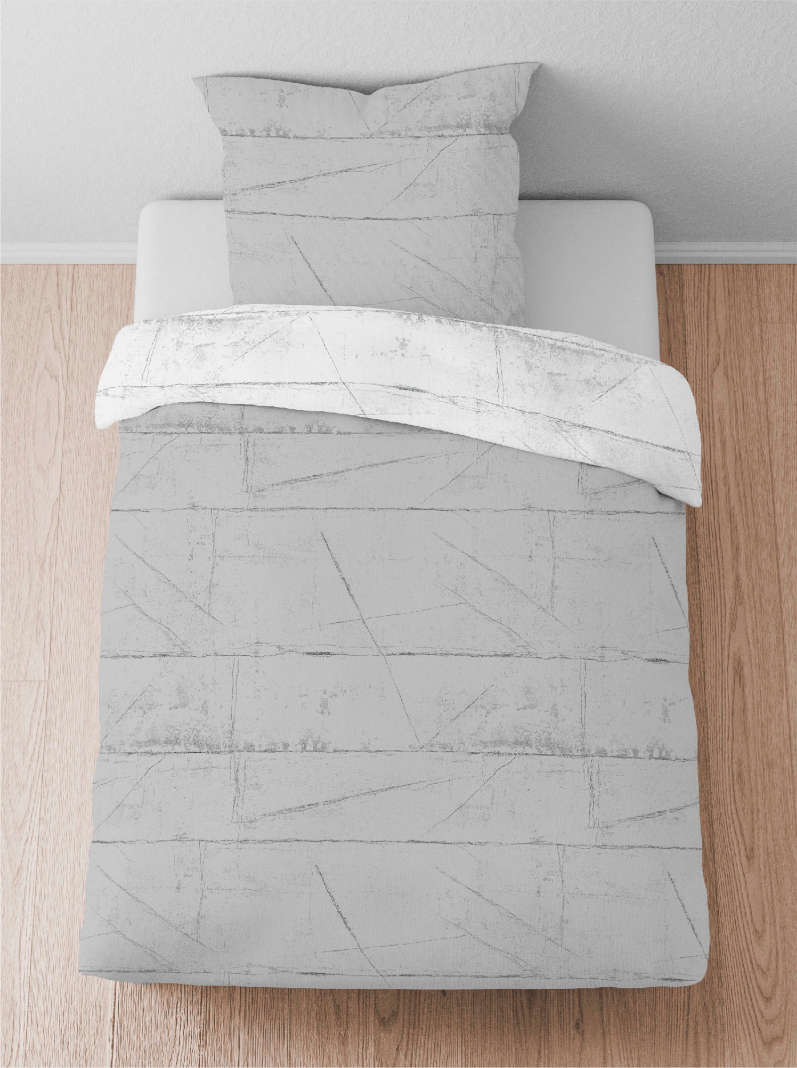 Biberna Bettwäsche - grau