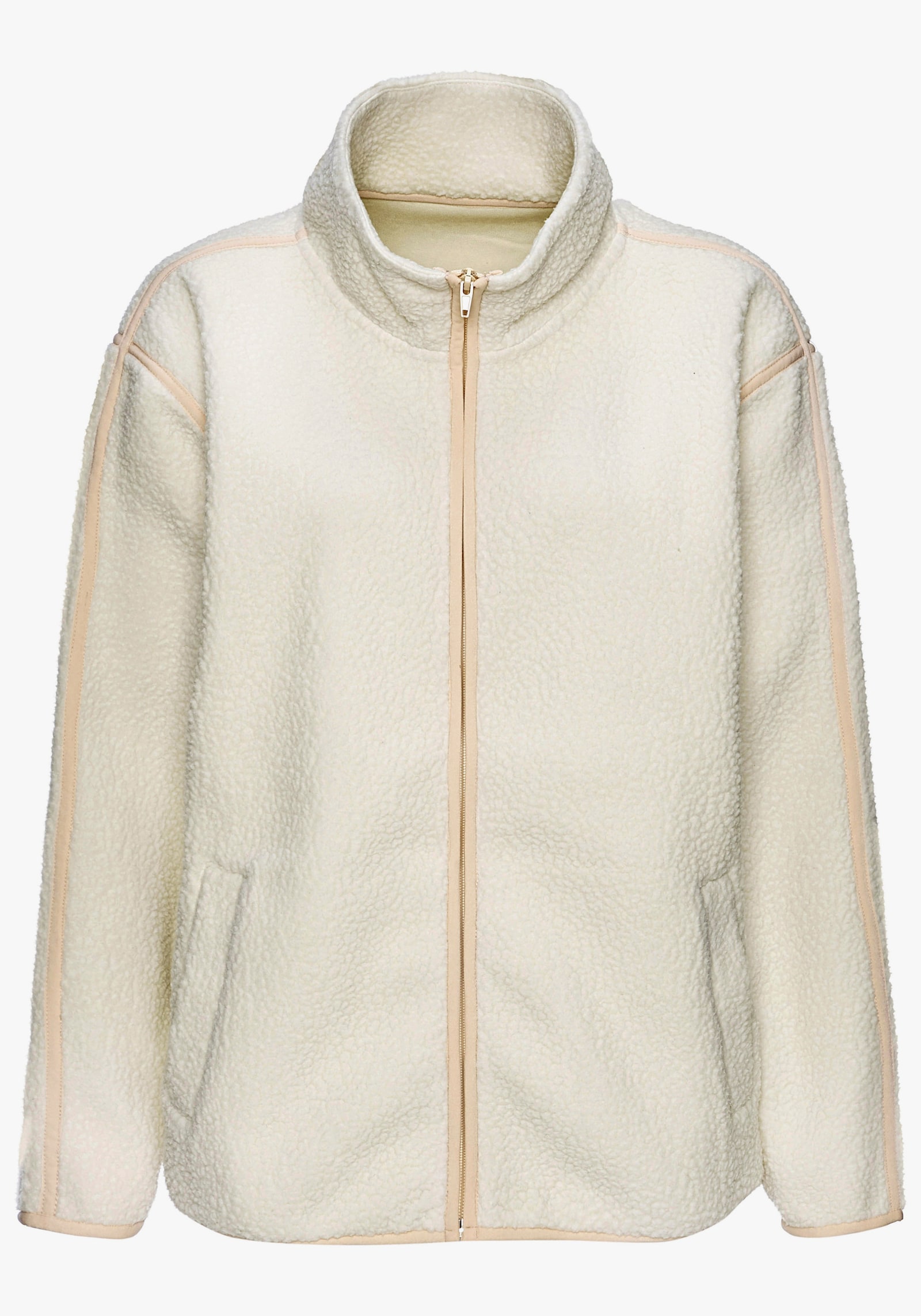 Buffalo Fleecejacke - creme