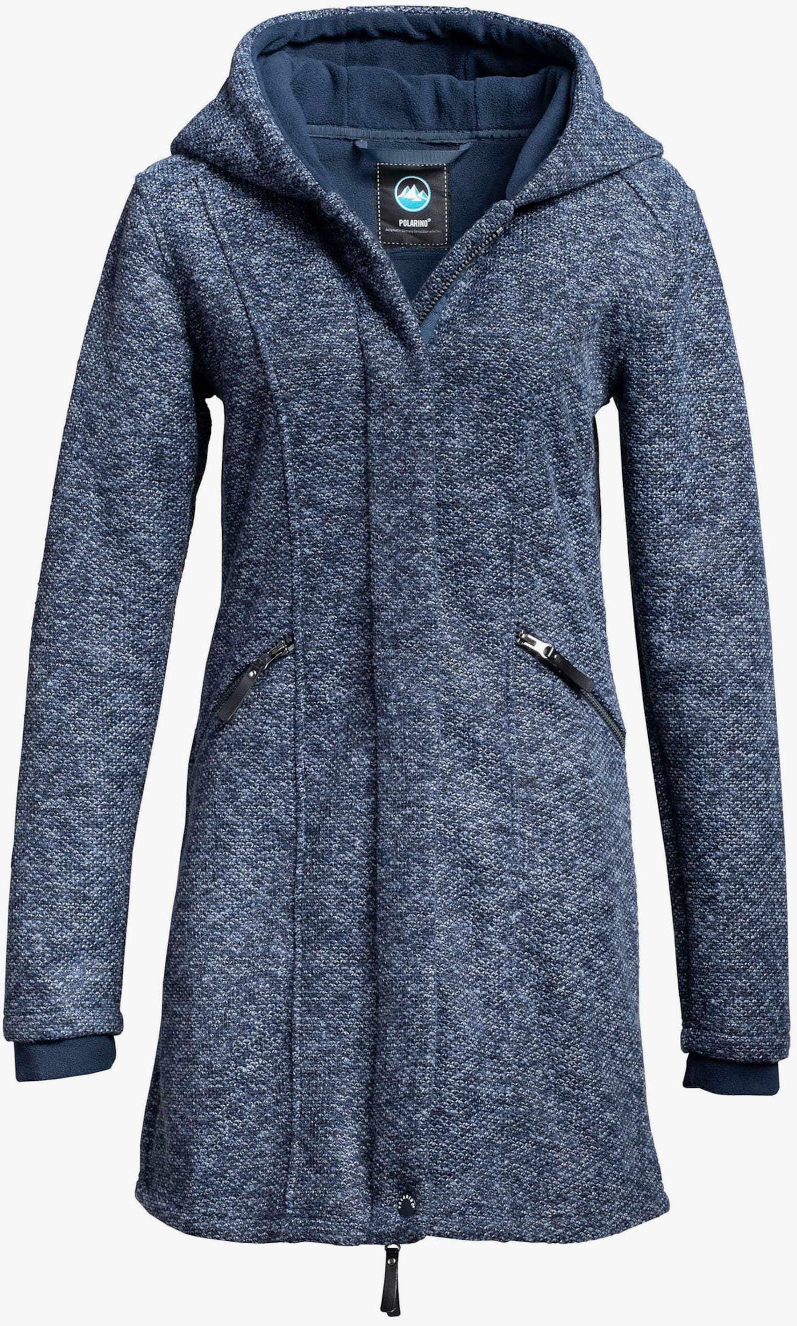 Polarino Strickmantel - marine