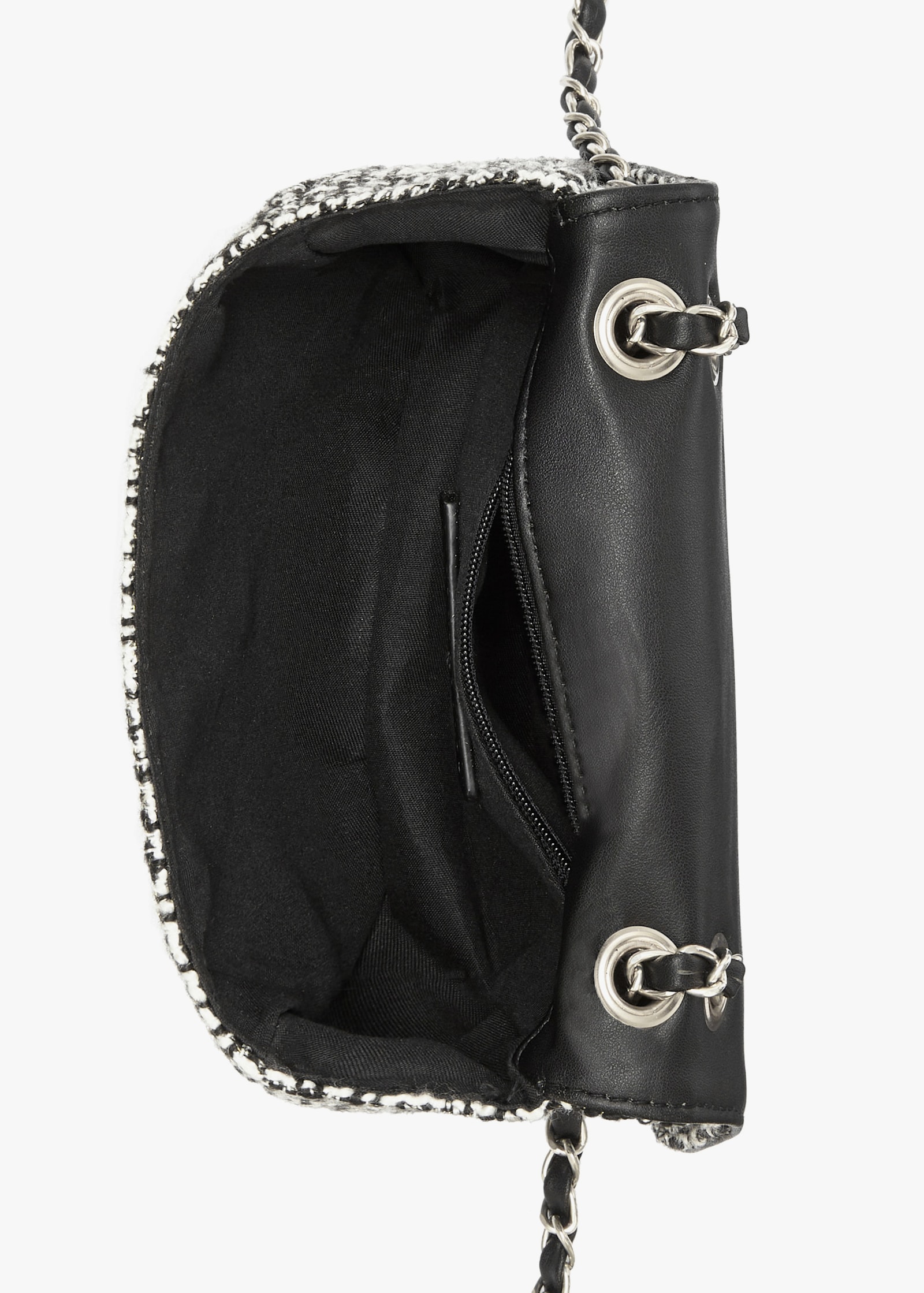 Vivance Handtasche - schwarz / weiß