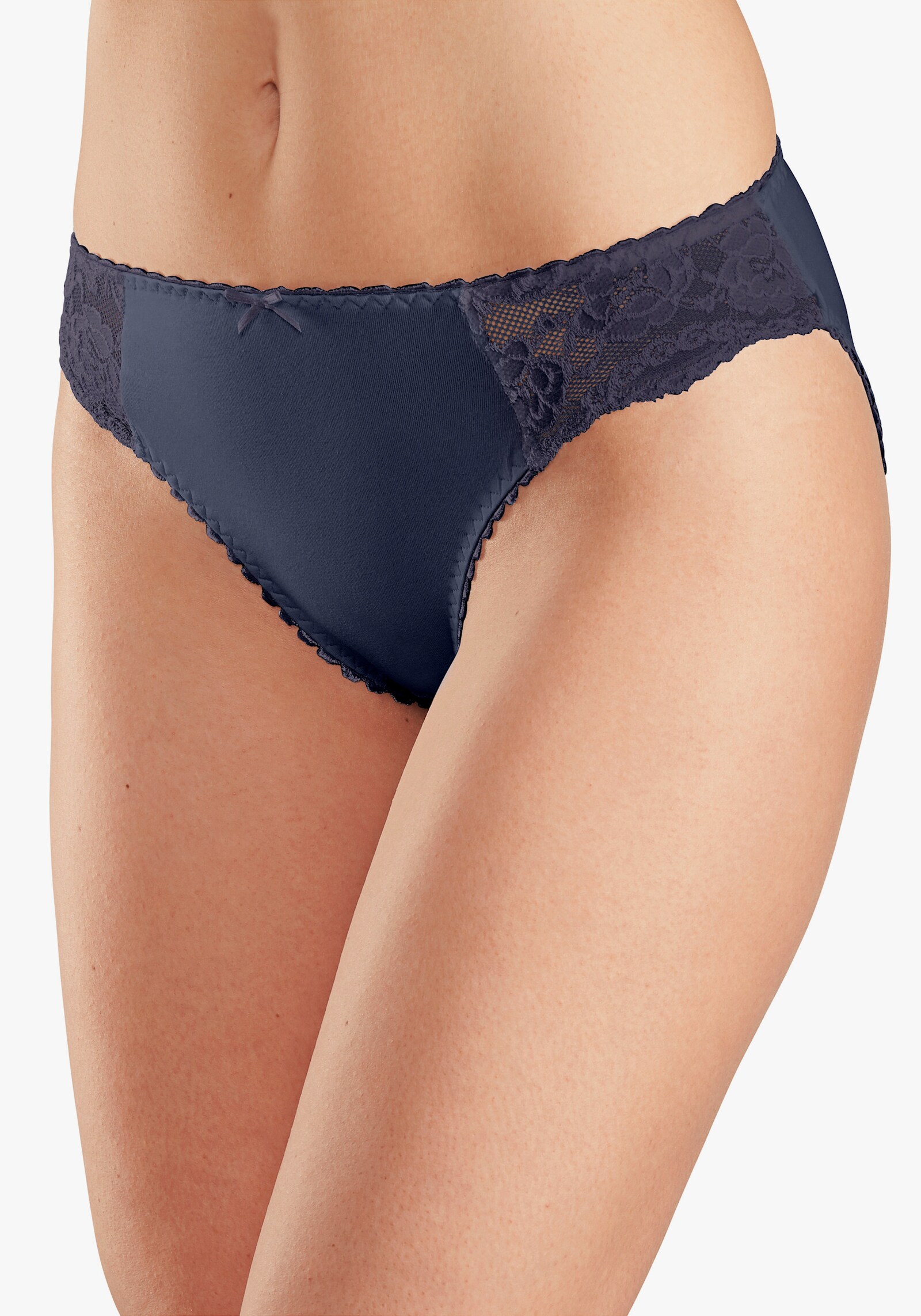 petite fleur by Lascana Jazz-pants slips - marine, paars, crème