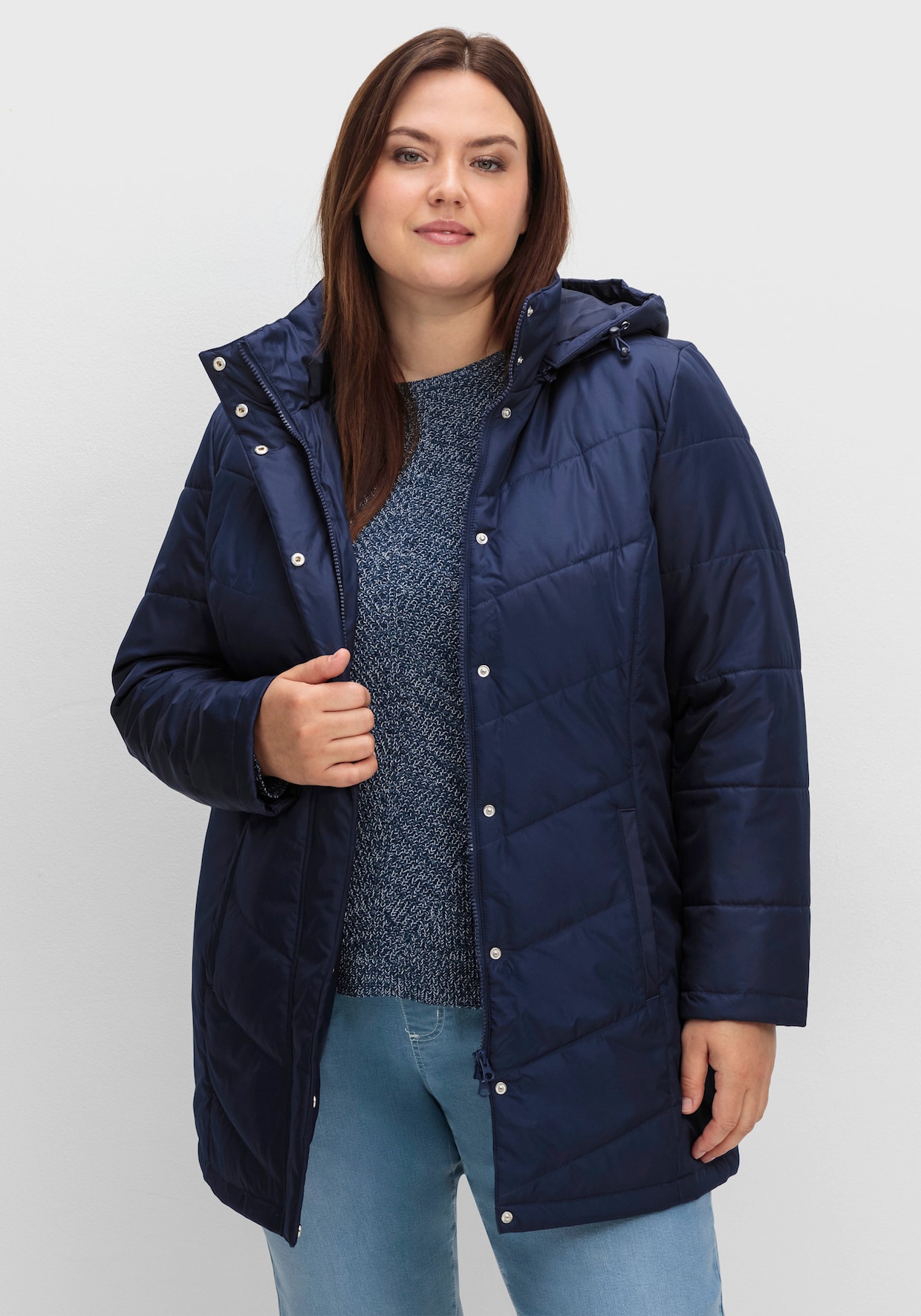 Longjacke - marine