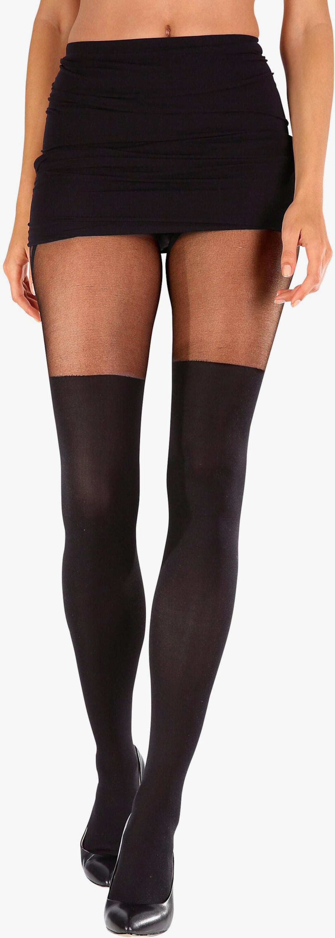 LASCANA Fijne panty - zwart