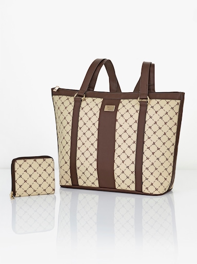 Handtaschen-Set, 2-tlg. - braun