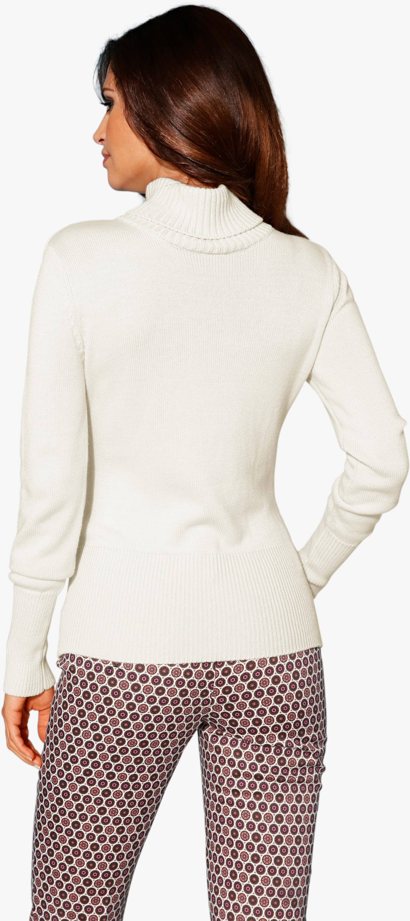 heine Rollkragenpullover mit Kaschmir-Anteil - offwhite