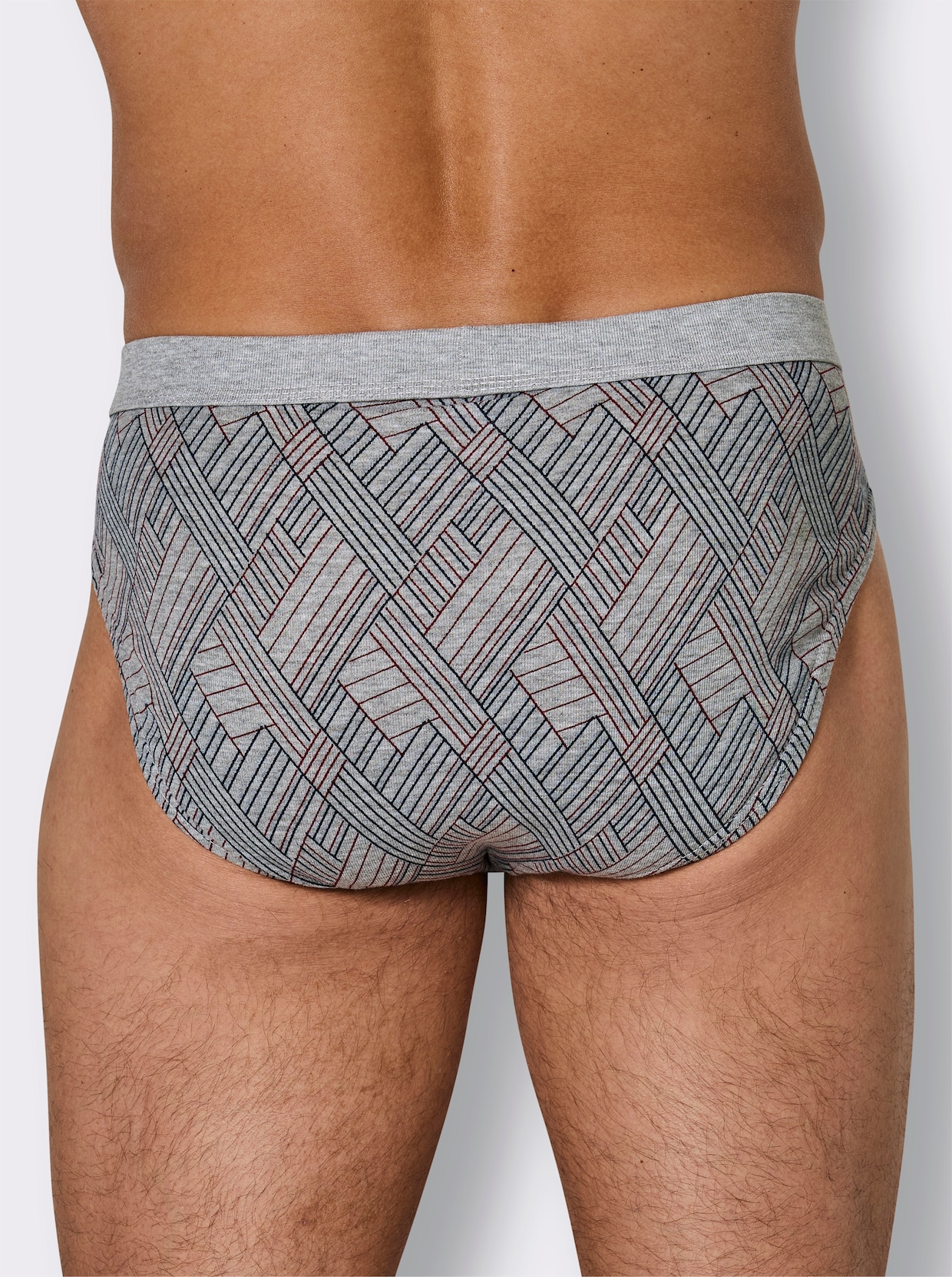 wäschepur men Slip - grau-meliert-sortiert