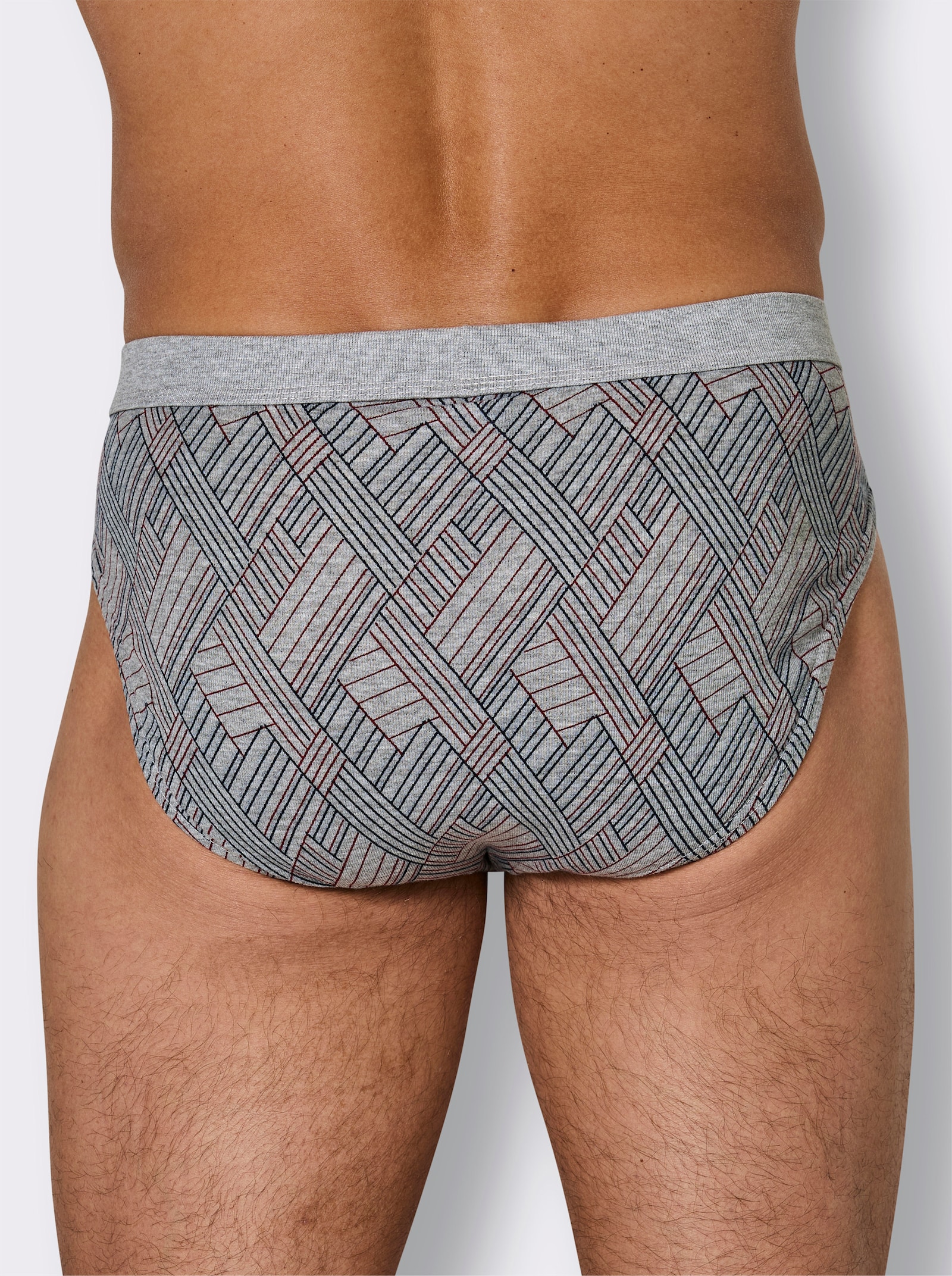 wäschepur men Slipy - šedá-melír-různé barvy