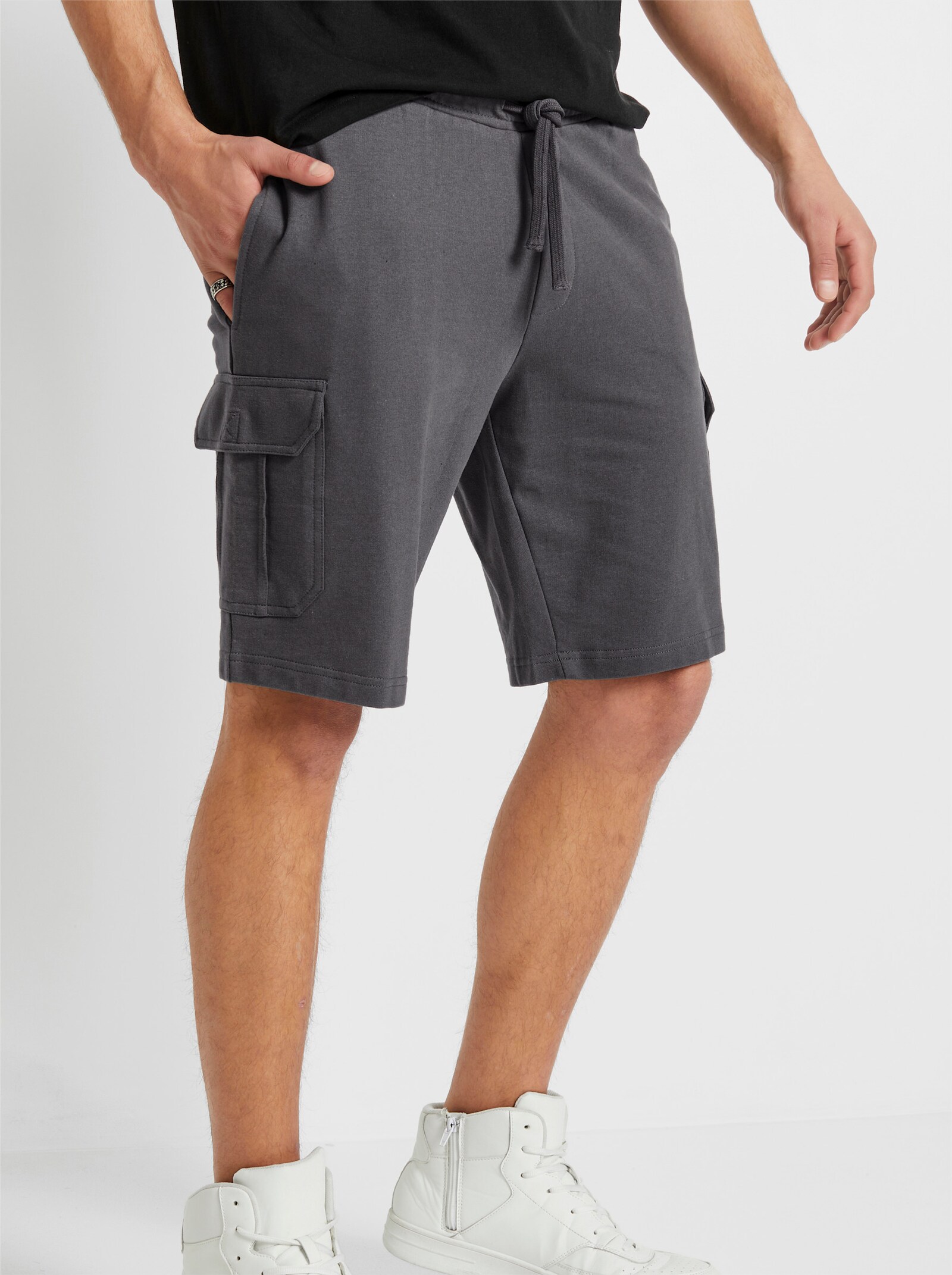 Catamaran Sports Cargobermudas mit Rundum-Dehnbund - anthrazit