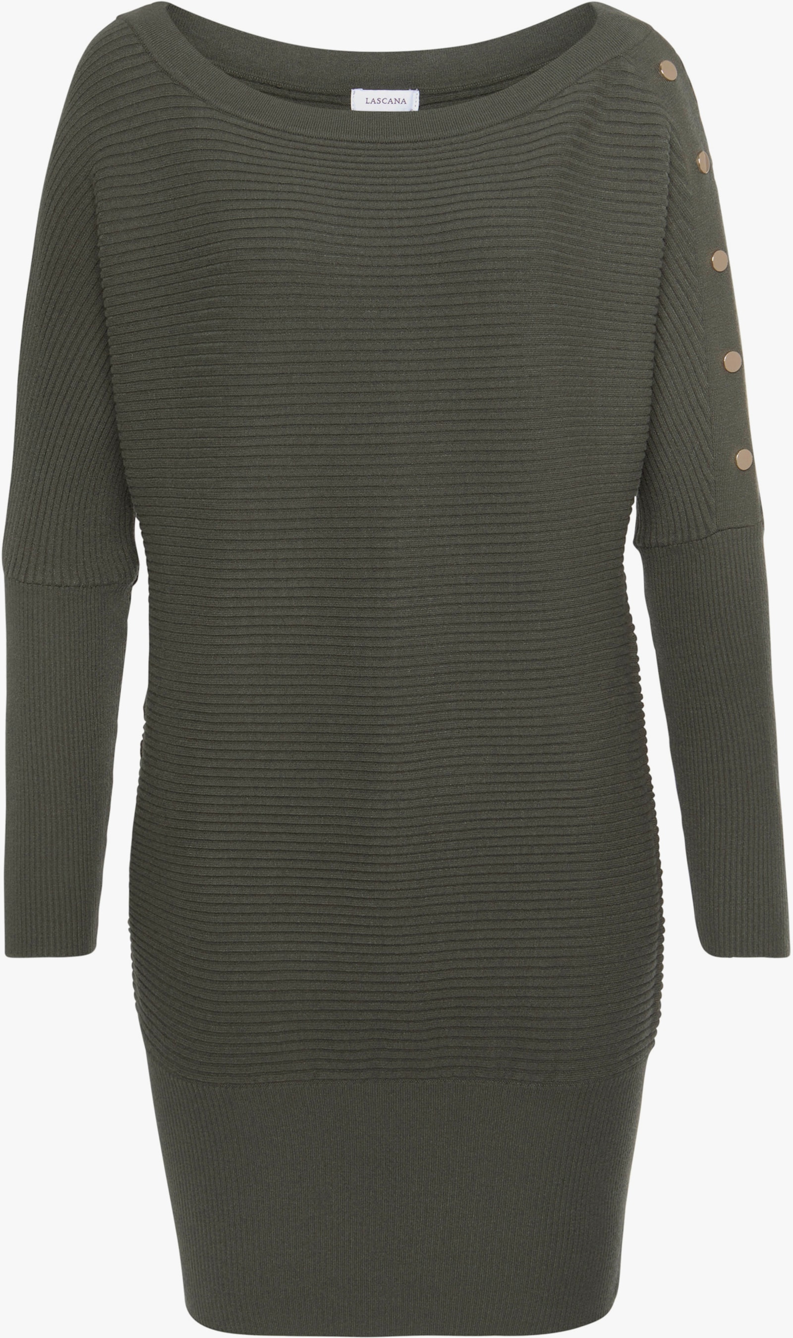 LASCANA Longpullover - khaki