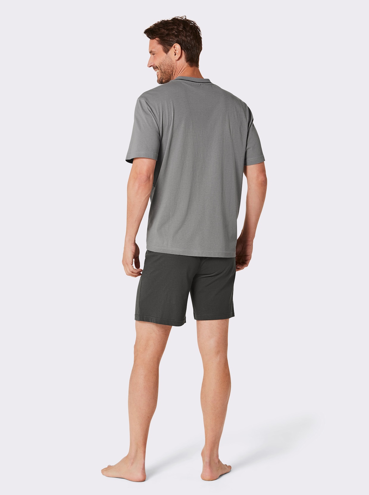 wäschepur men Shortys - apfel-pistazie + graphit-grau