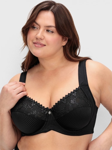 sheego Minimizer-BH mit Bügel - schwarz