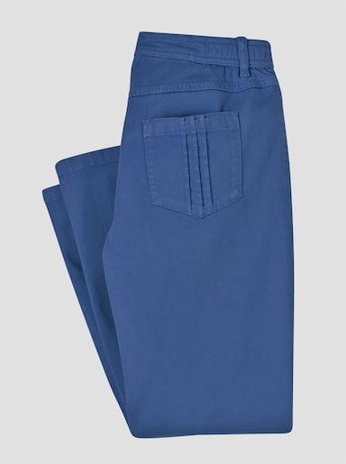 Stretch-Hose - jeansblau
