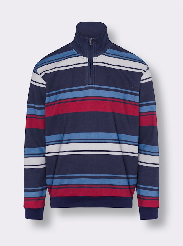 Sweatshirt in nachtblauw gestreept your look for less 