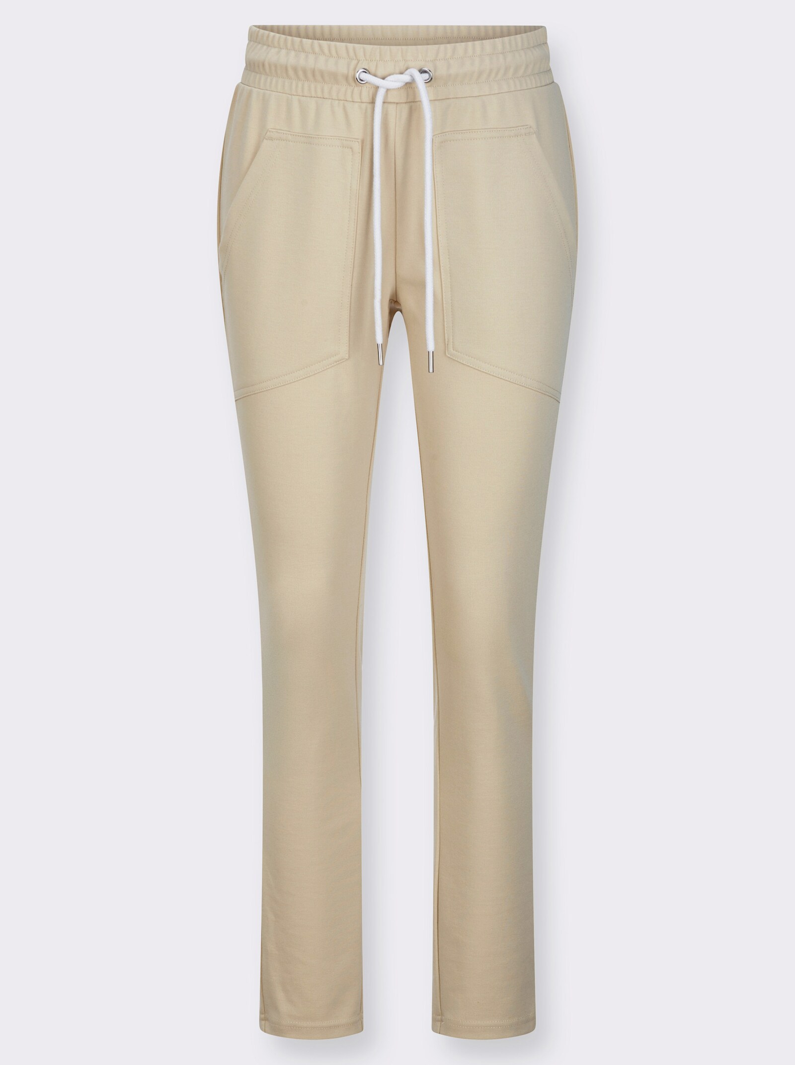 Jogg Pants mit Rundum-Dehnbund - sand