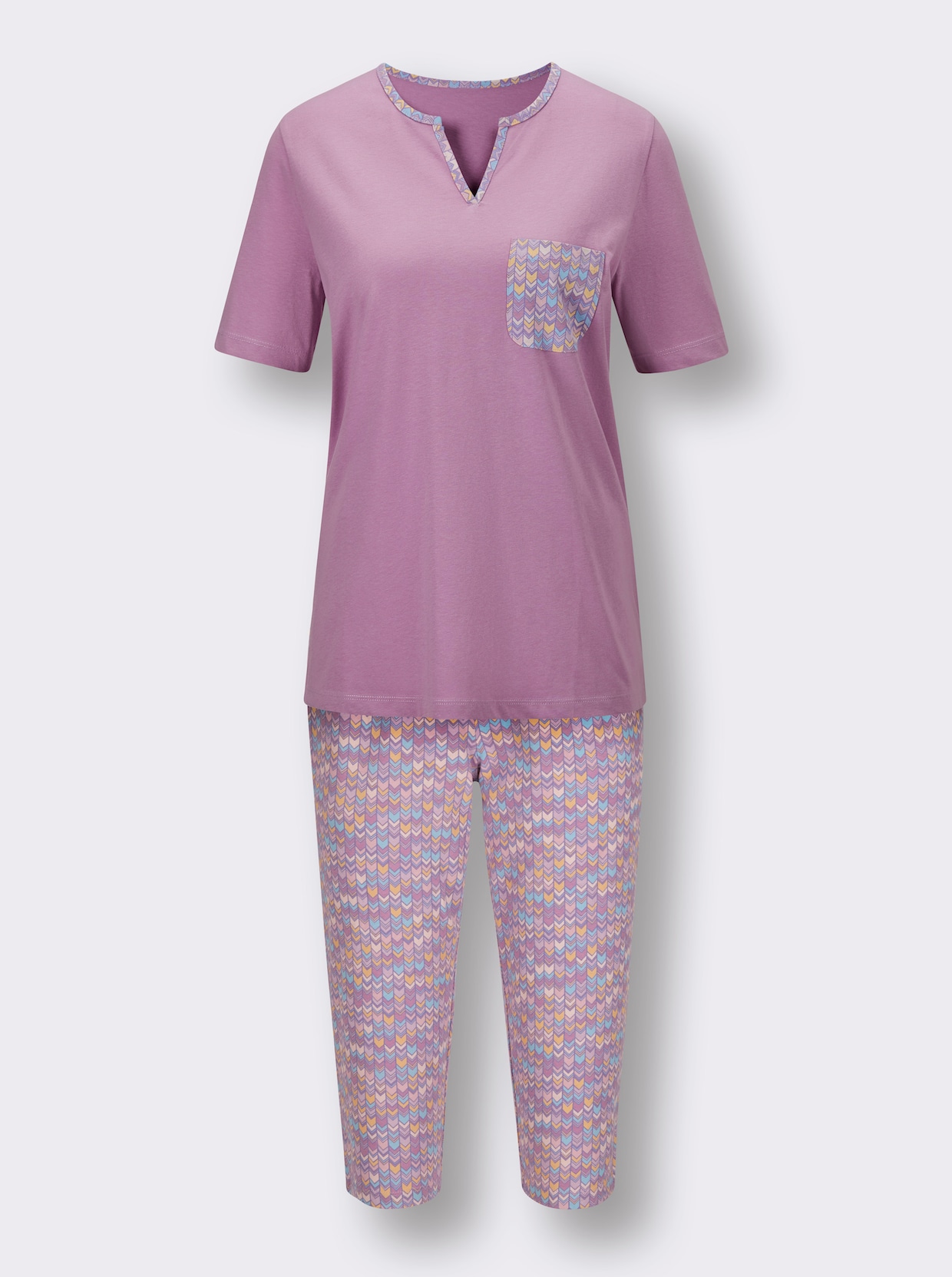 wäschepur Capri-pyjama - orchidee
