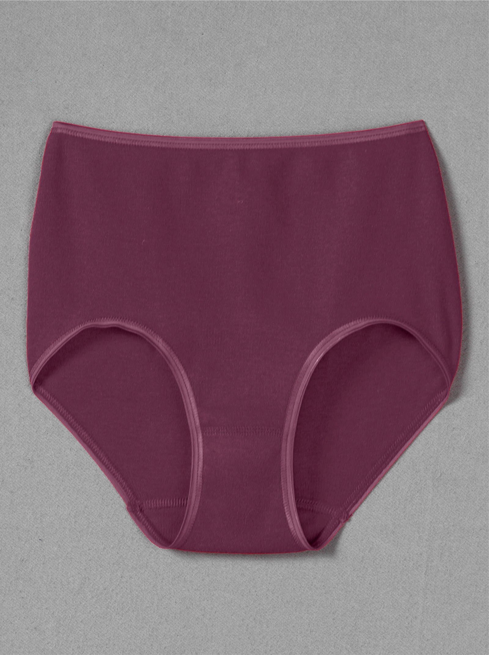 Thieme Taillenslip - weiß + brombeer