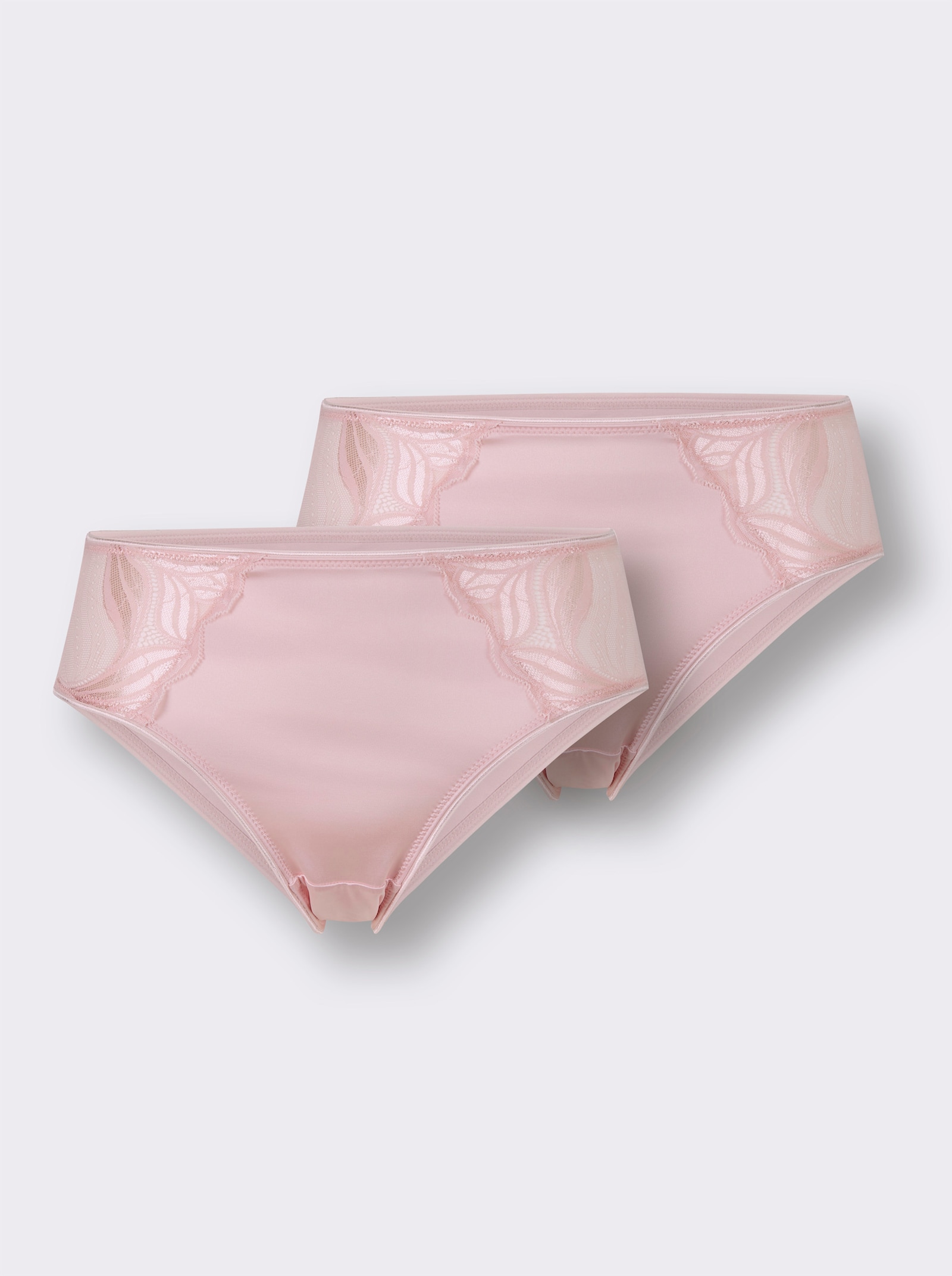 wäschepur Jazzpants met kantinzet - lichtroze