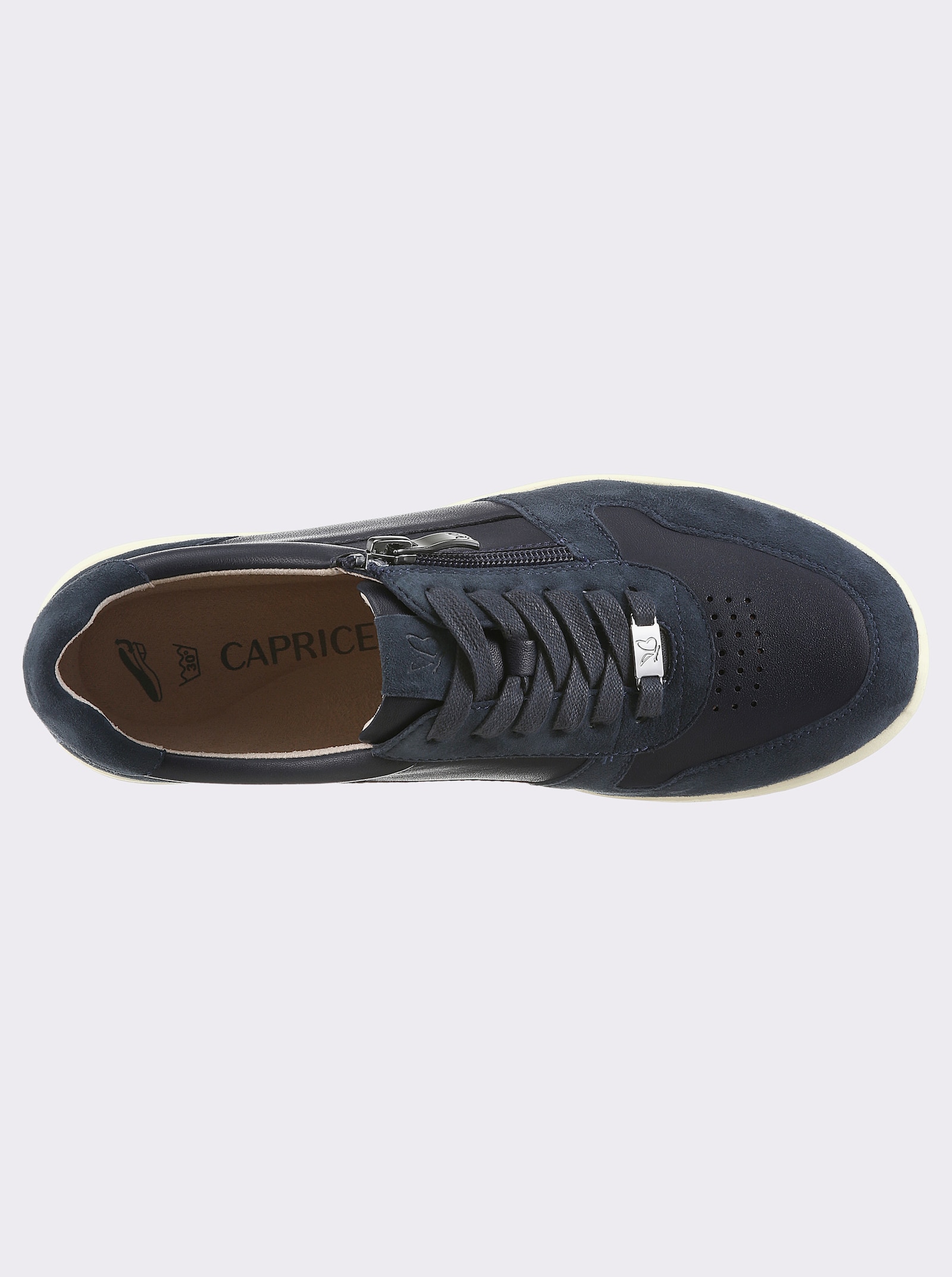 Caprice Sneaker mit waschbarem Wechselfußbett, Weite K - marine