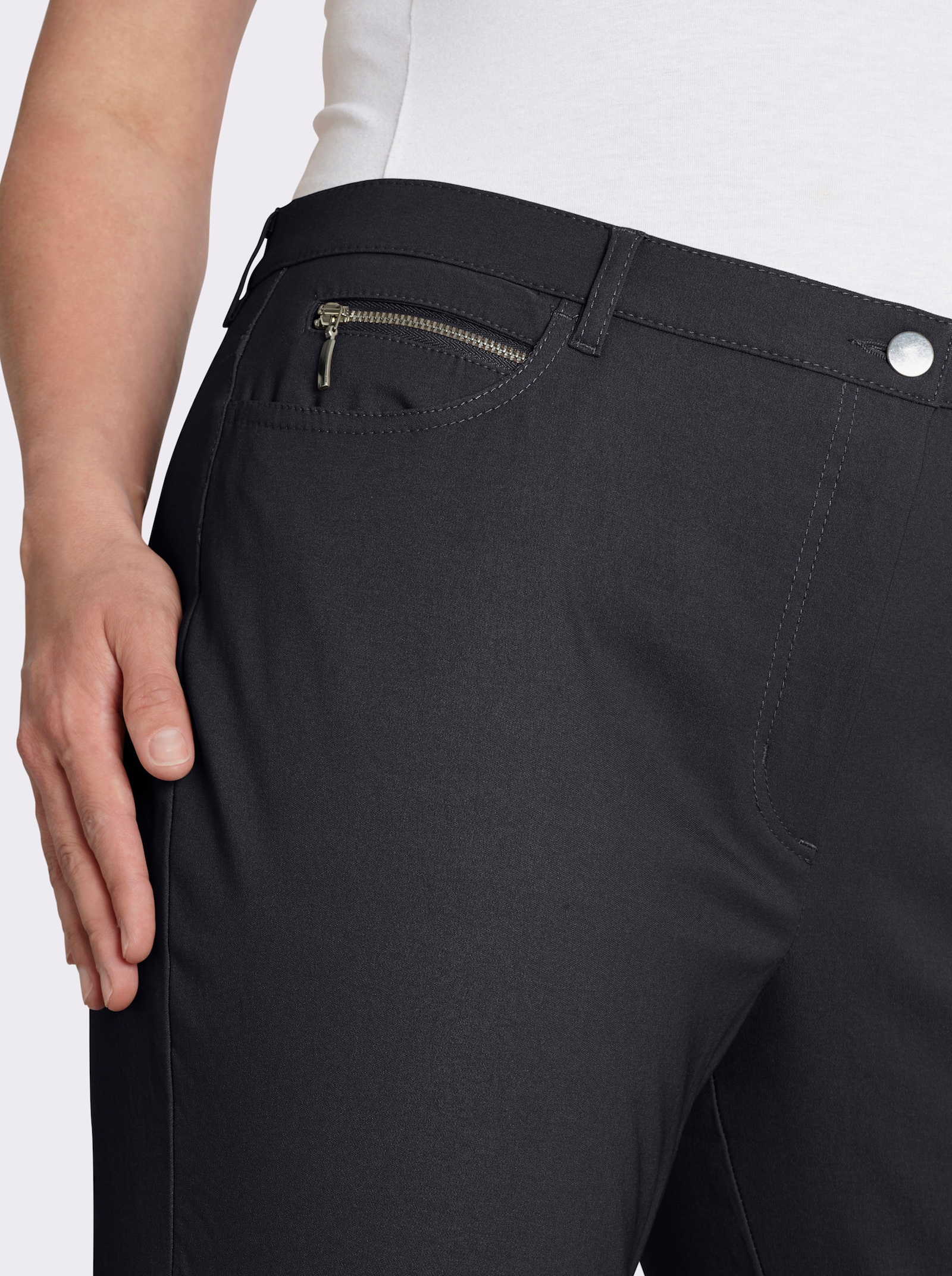 Stehmann Comfort line Thermohose in elastischer Bengalin-Qualität - marine