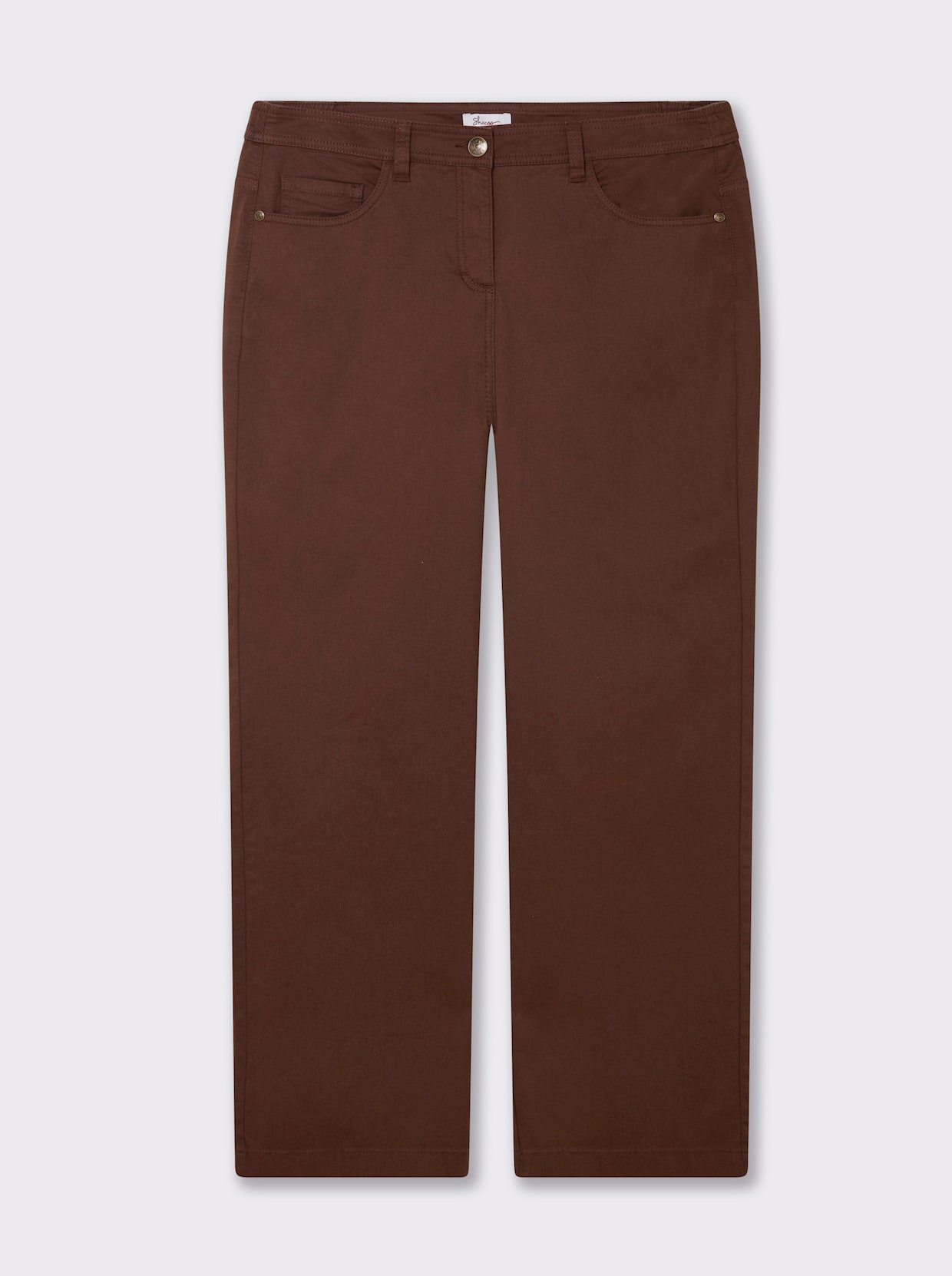 sheego 5-Pocket-Hose - schoko