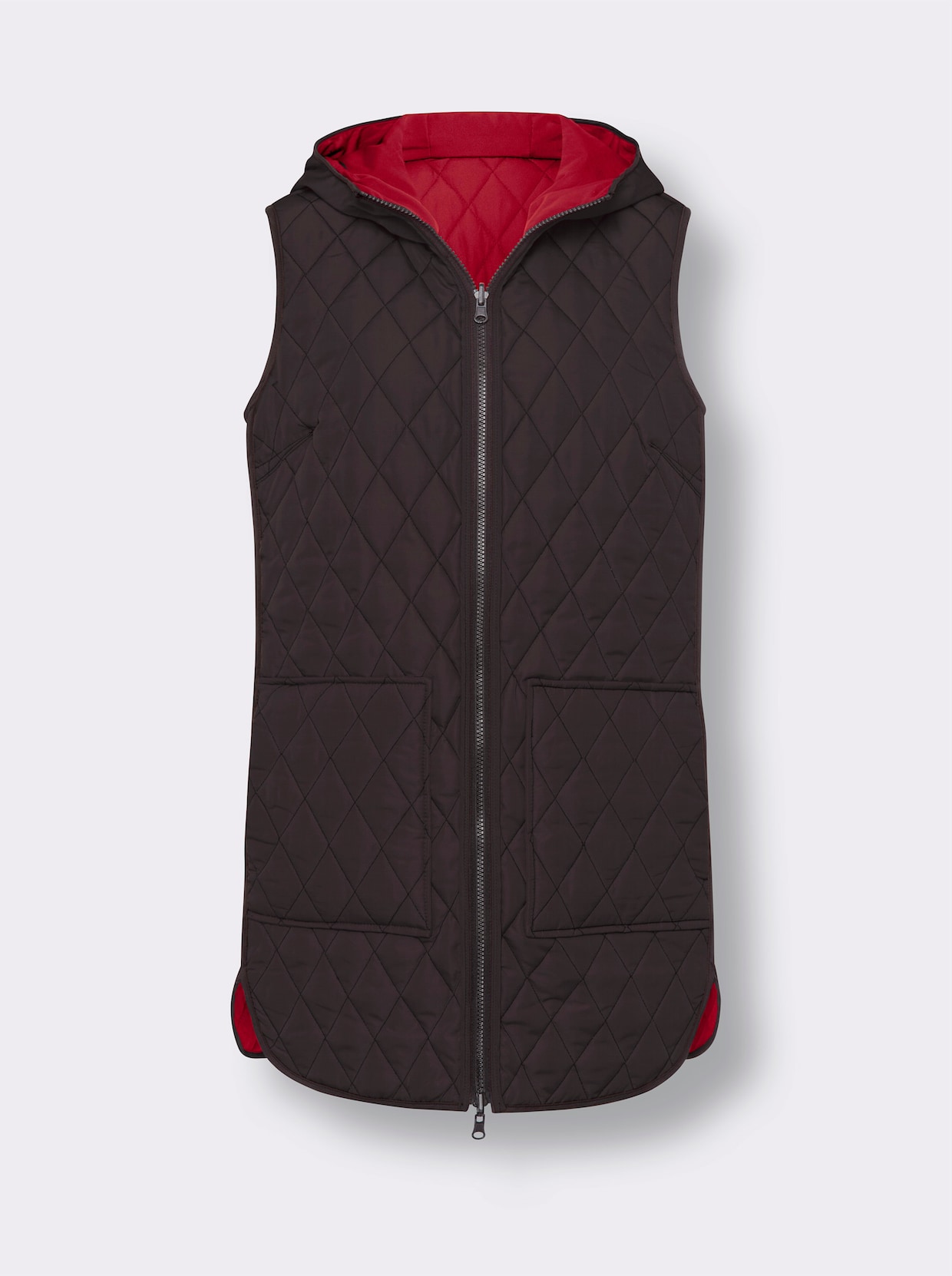 Gilet réversible - rouge-noir