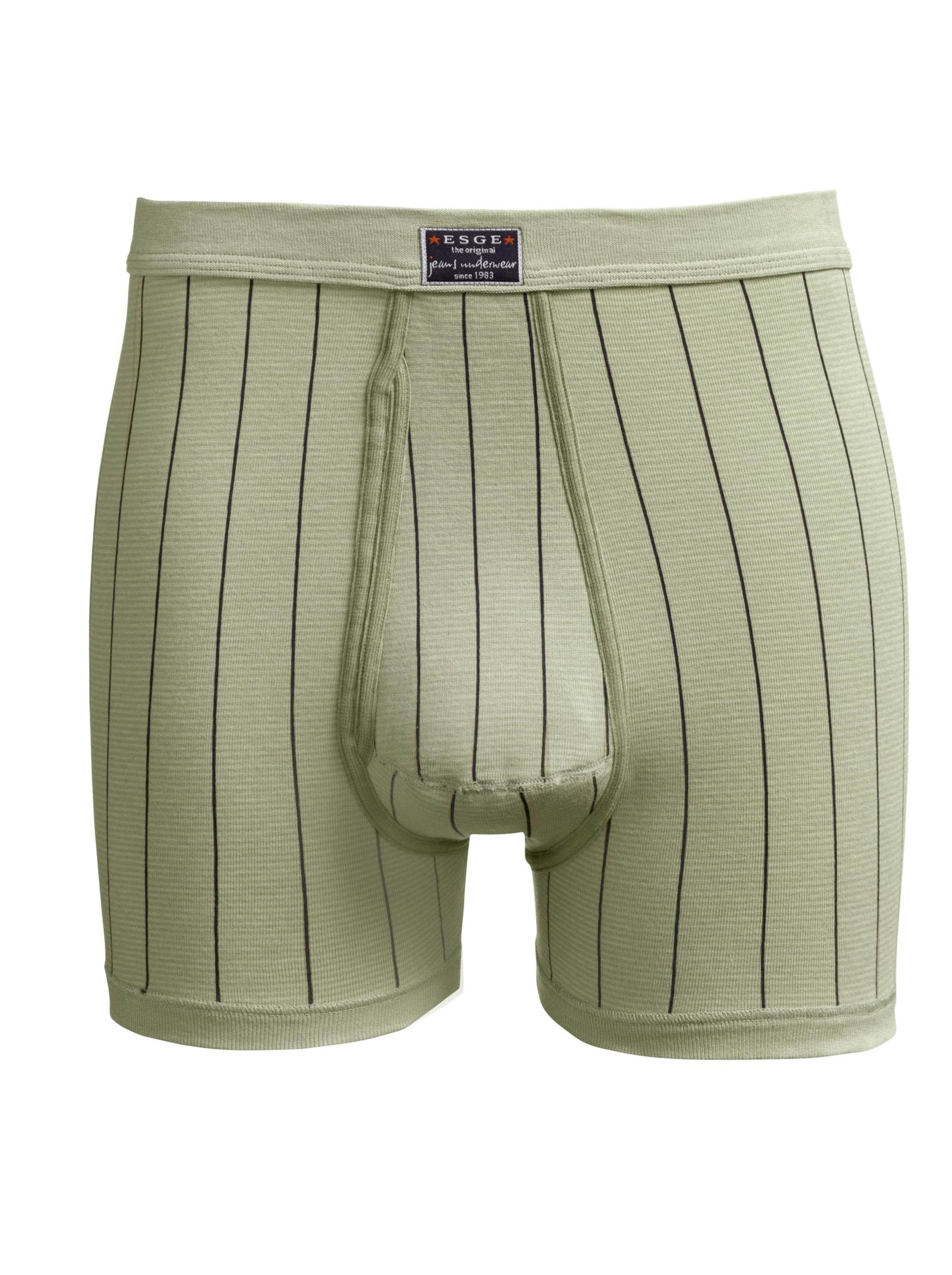 ESGE Schlüpfer - khaki-gestreift