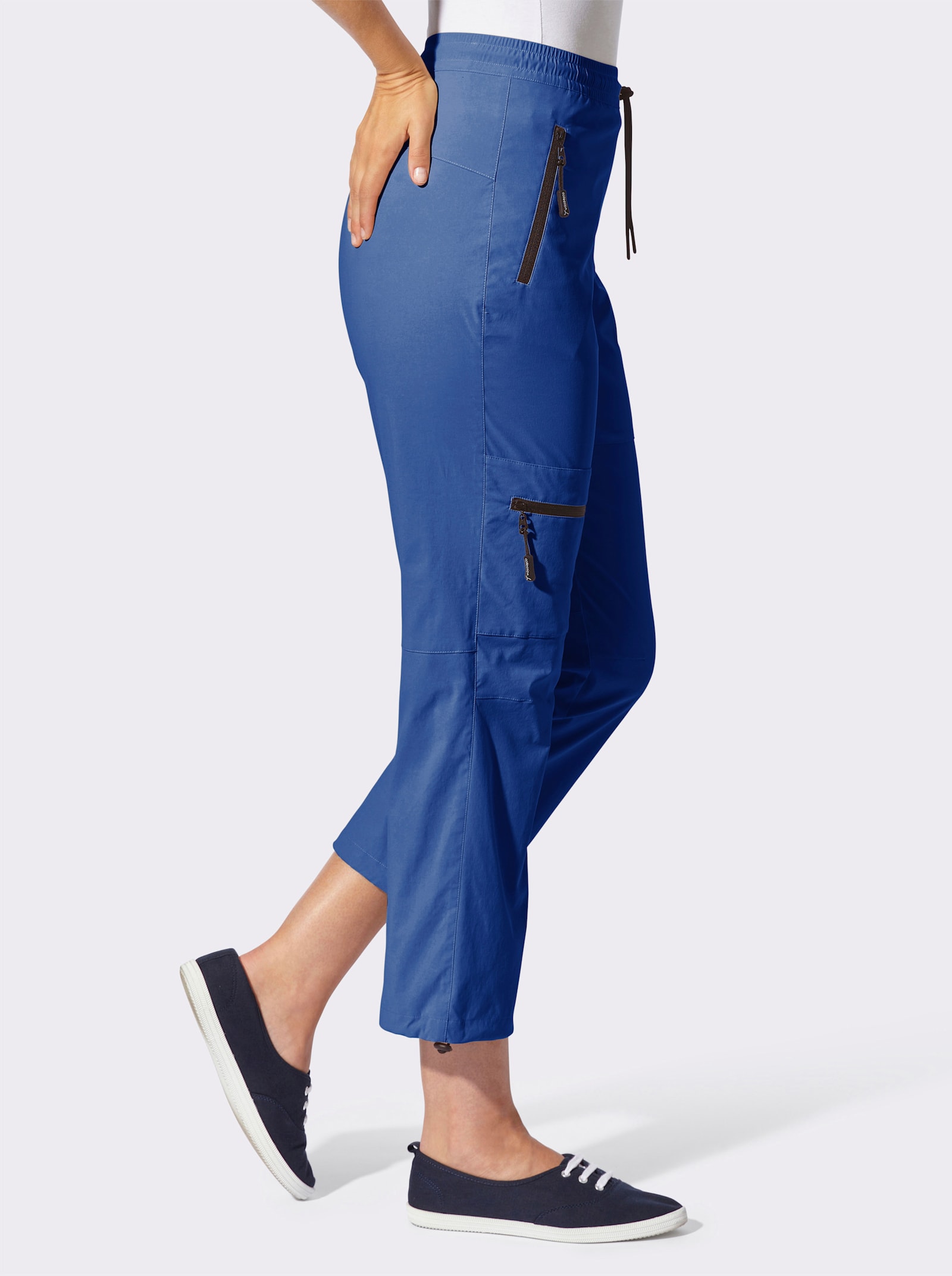 Funktionshose in 7/8-Länge - jeansblau