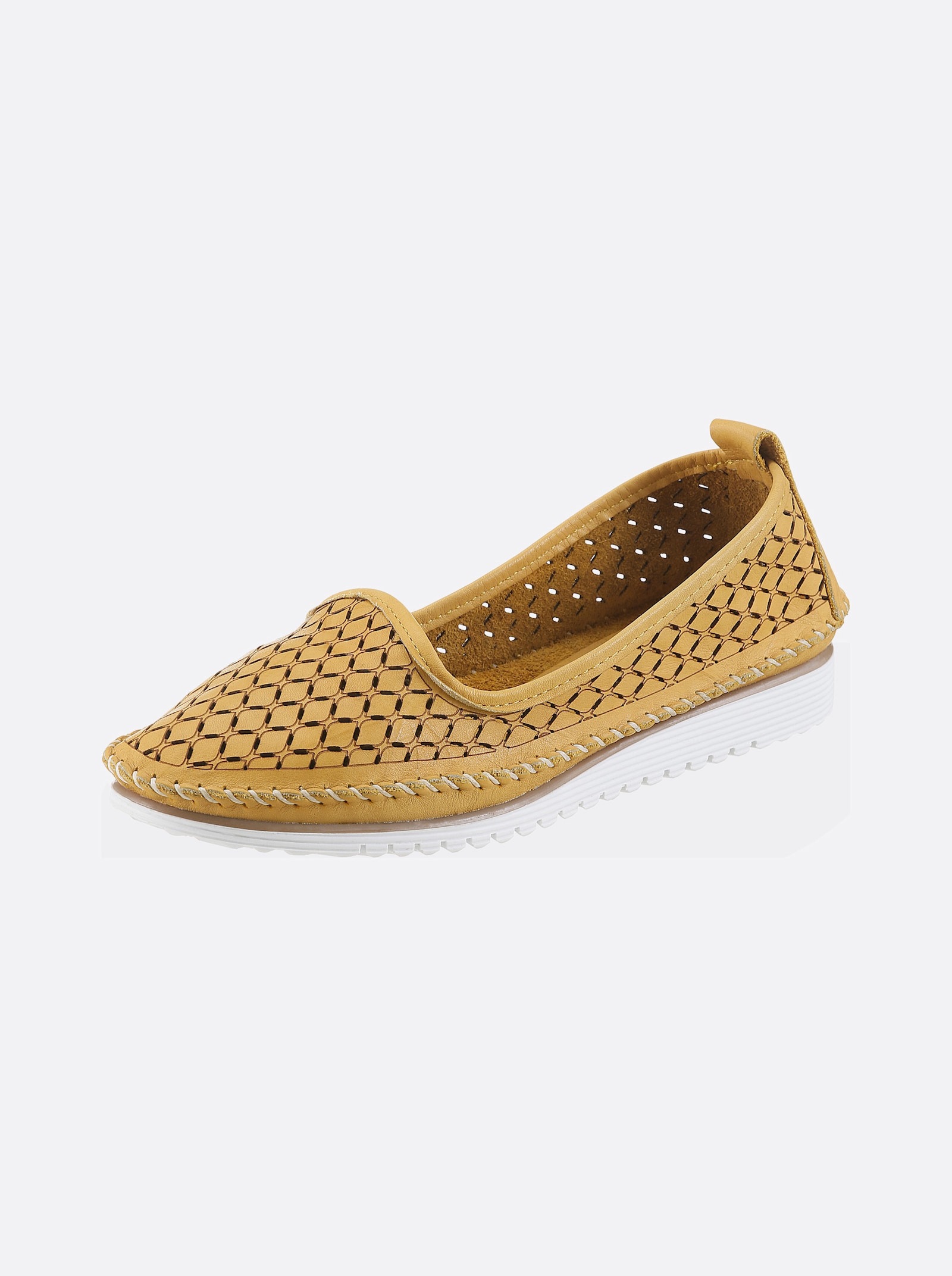 Andrea Conti Slipper - gelb-braun
