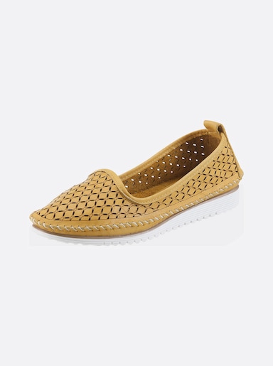 Andrea Conti Slipper - gelb-braun