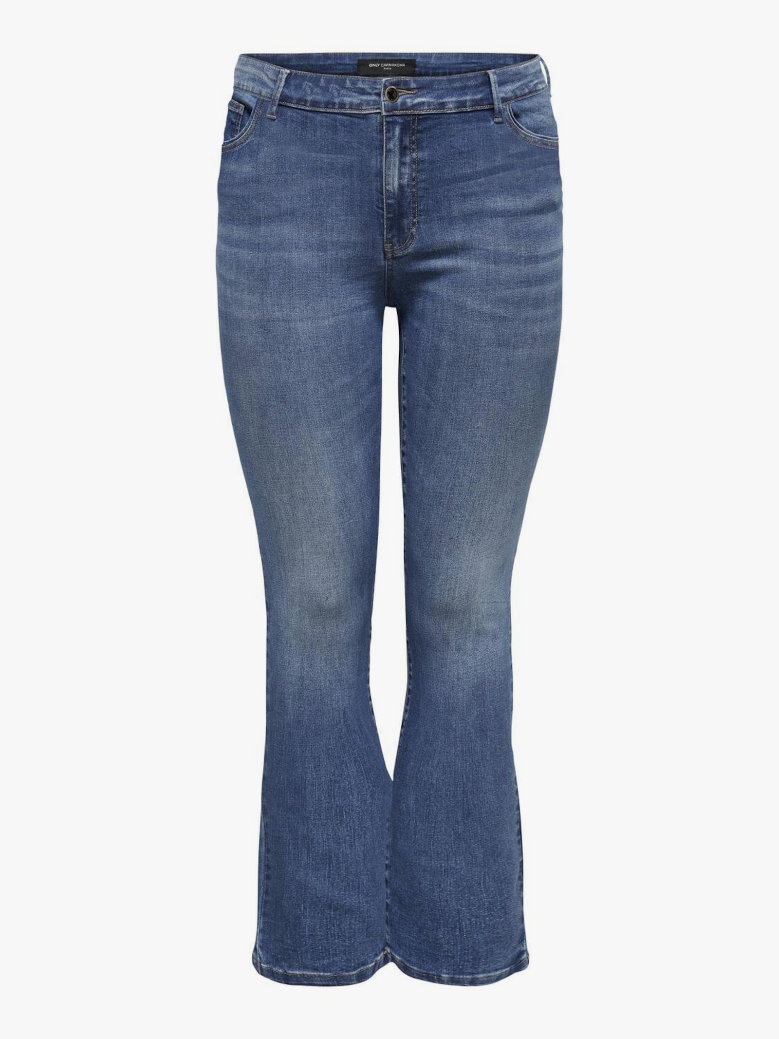 ONLY CARMAKOMA Bootcut-Jeans - medium blue denim
