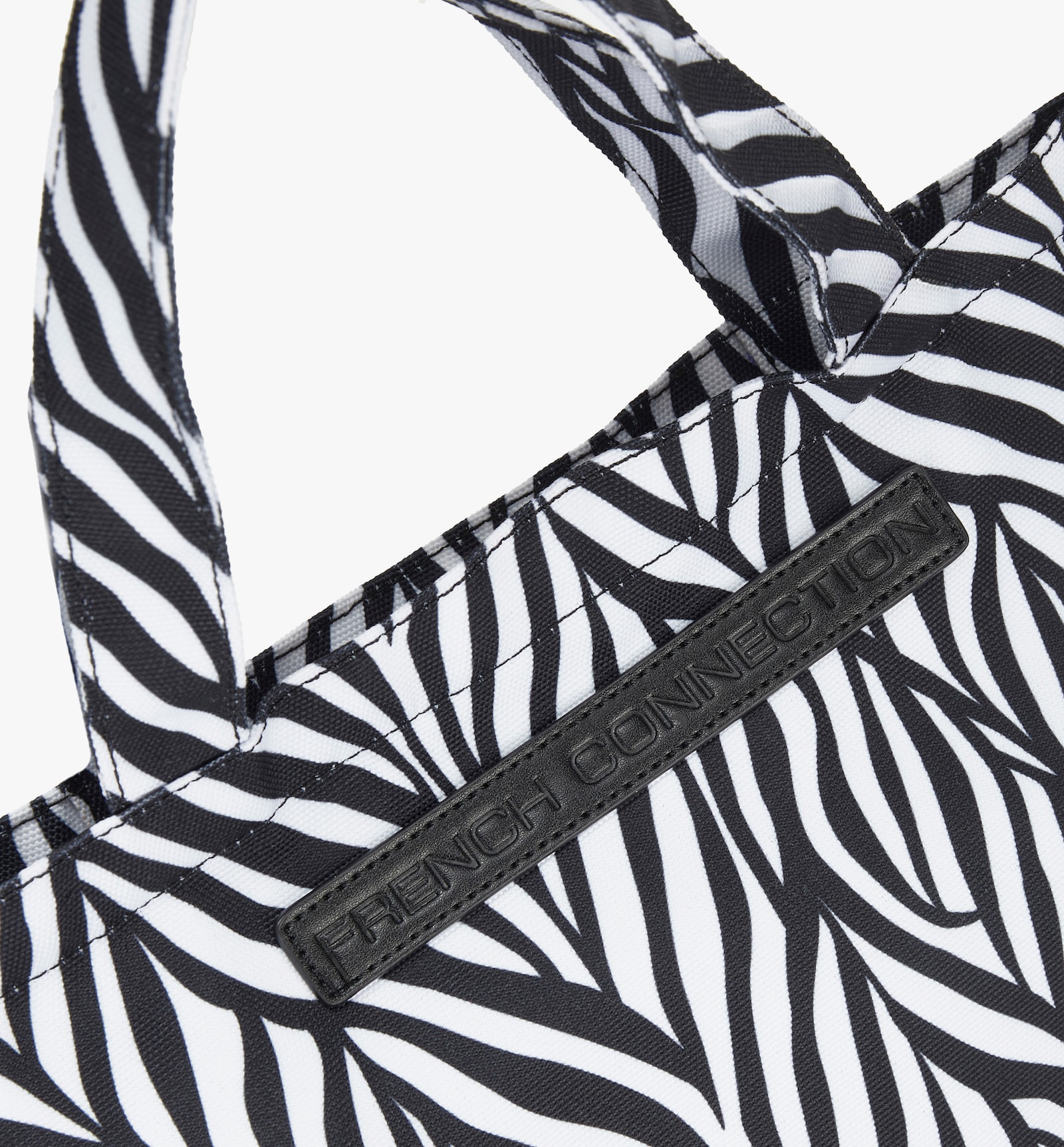 French Connection Shopper - schwarz-weiß
